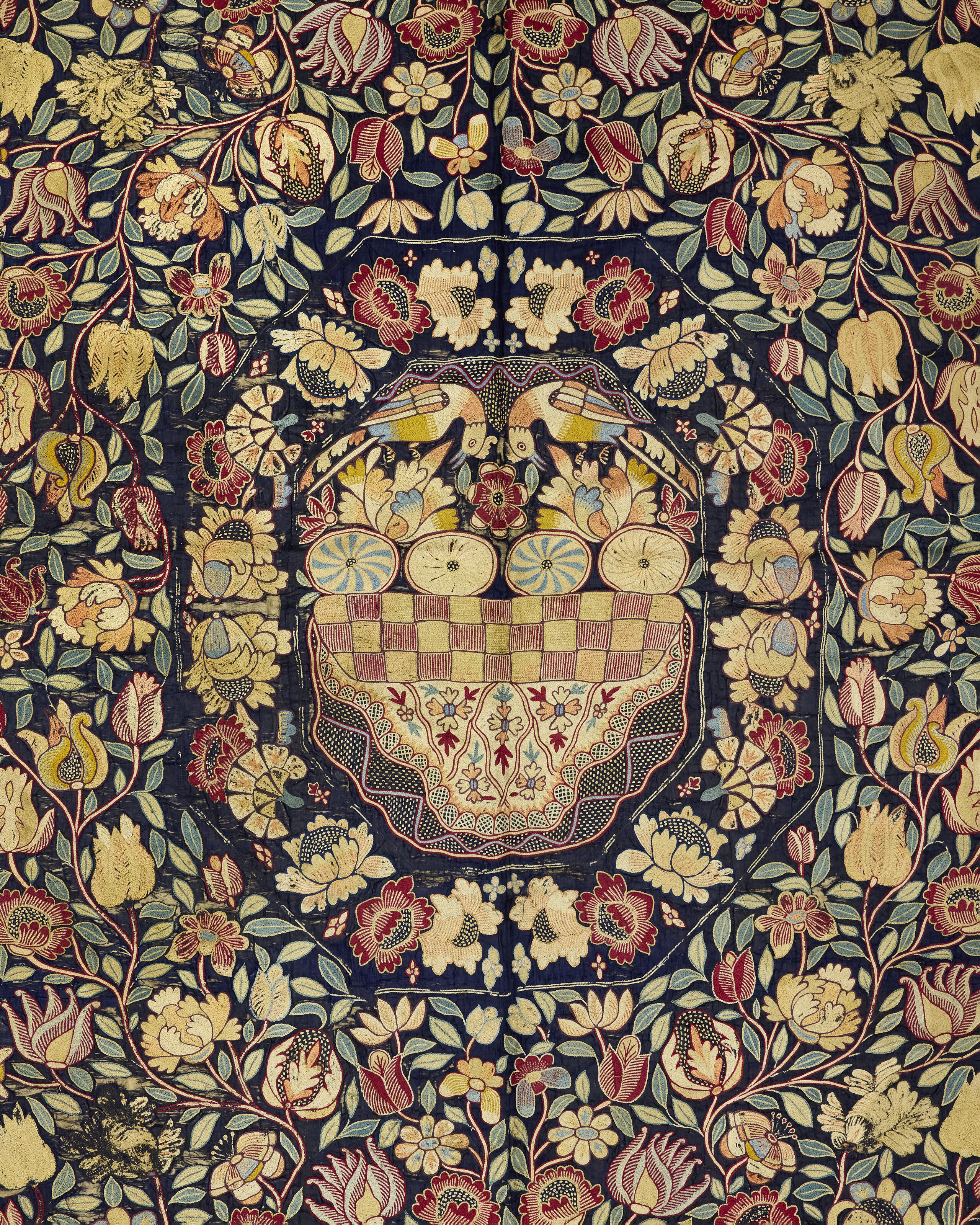 COUVRE-LIT INDO-PORTUGAIS DIT "COLCHA" image 2