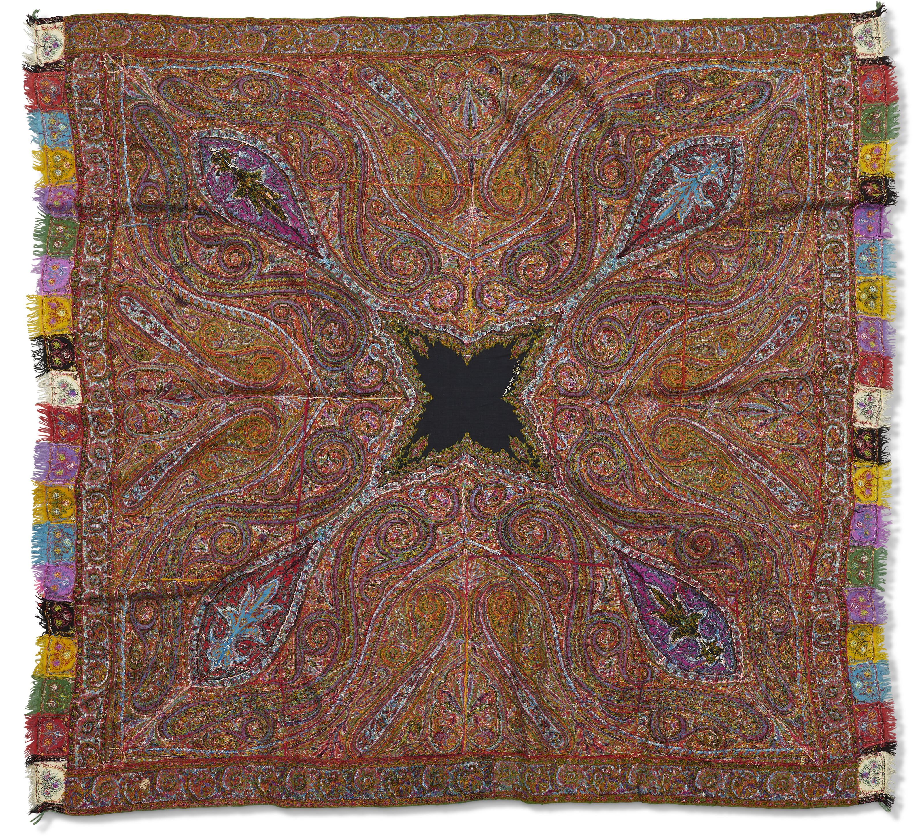 CHÂLE CARRÉ DIT "RUMAL" image 5