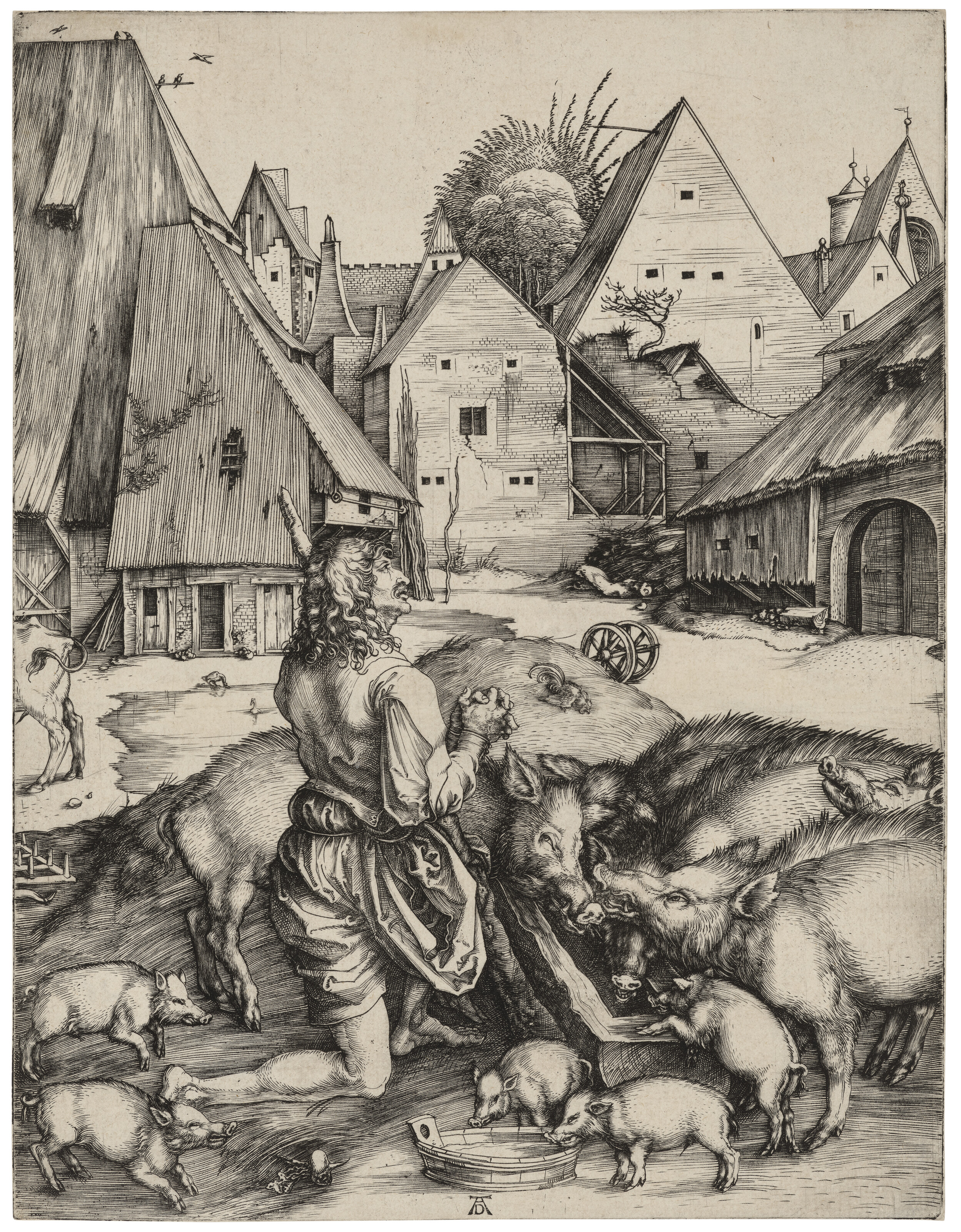 Albrecht Durer, The Prodigal Son, circa 1496, offered in Old Master Prints on 7 July 2026 at Christie's in London