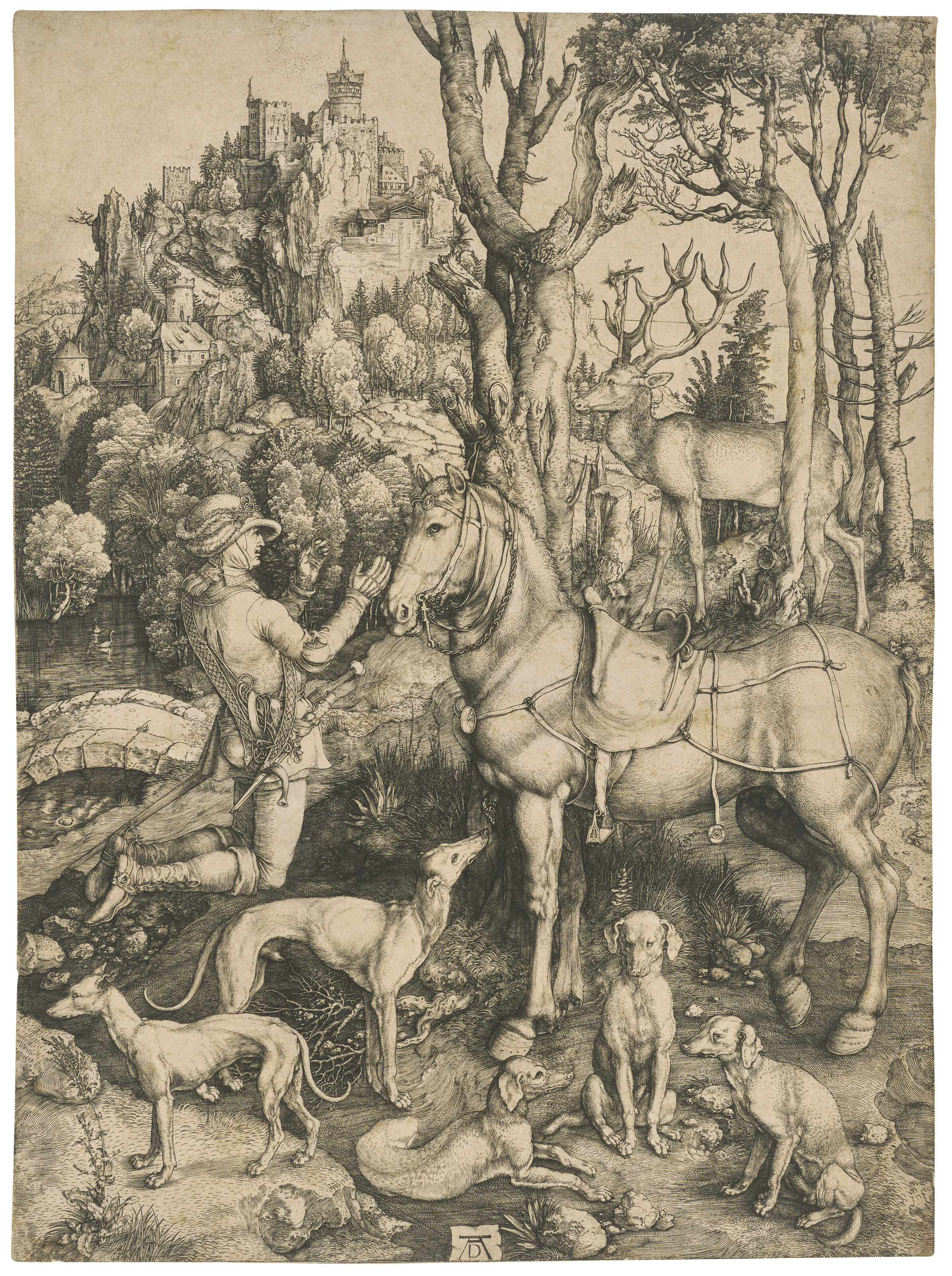 Albrecht Durer, Saint Eustace, 1501, offered in Old Master Prints on 7 July 2026 at Christie's in London