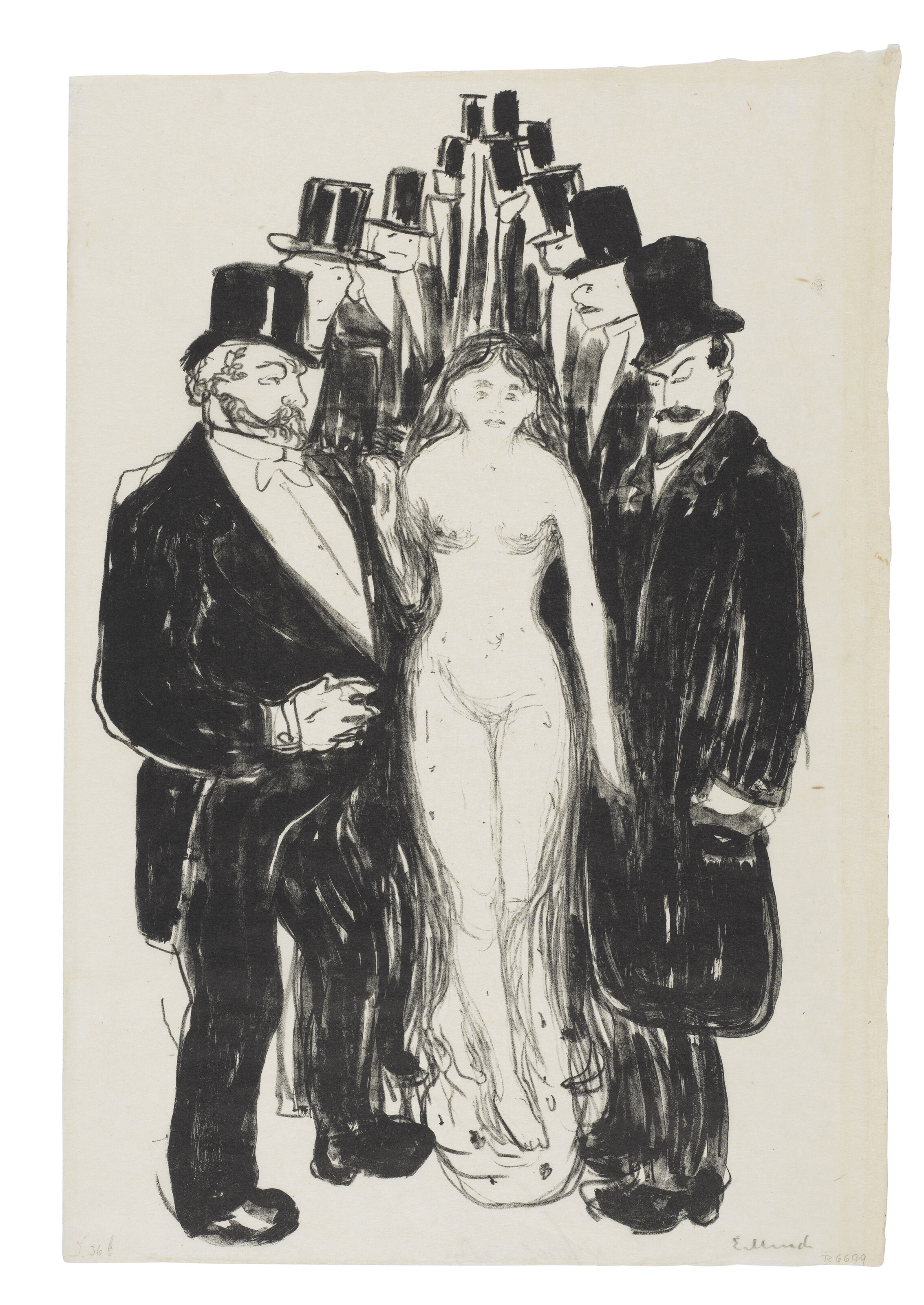 Edvard Munch, The Alley ('Smuget'), 1895, offered in Spellbound: The Hegewisch Collection Part II on 7 March 2026 at Christie's in London