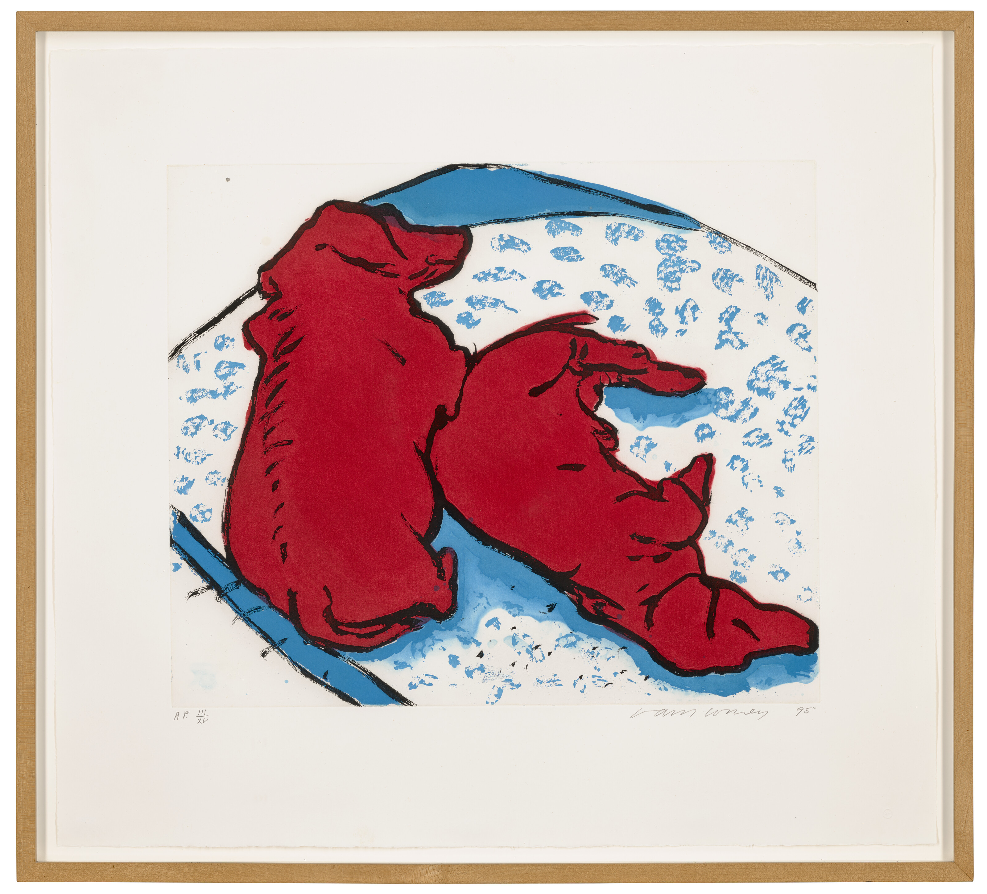 DAVID HOCKNEY (B. 1937), Vertical Dogs | Christie's