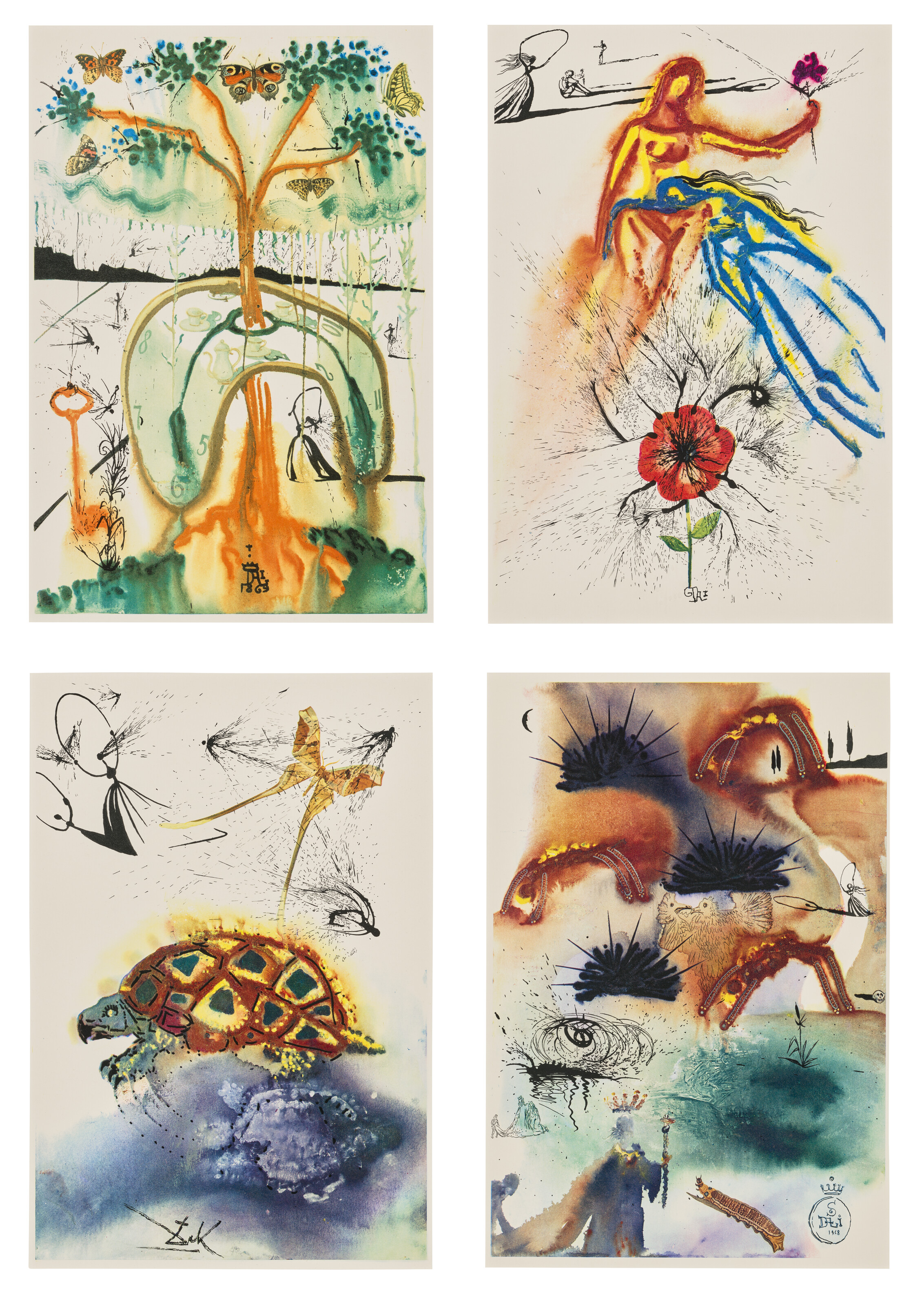 SALVADOR DALÍ (1904-1989), Lewis Carroll, Alice's Adventures in