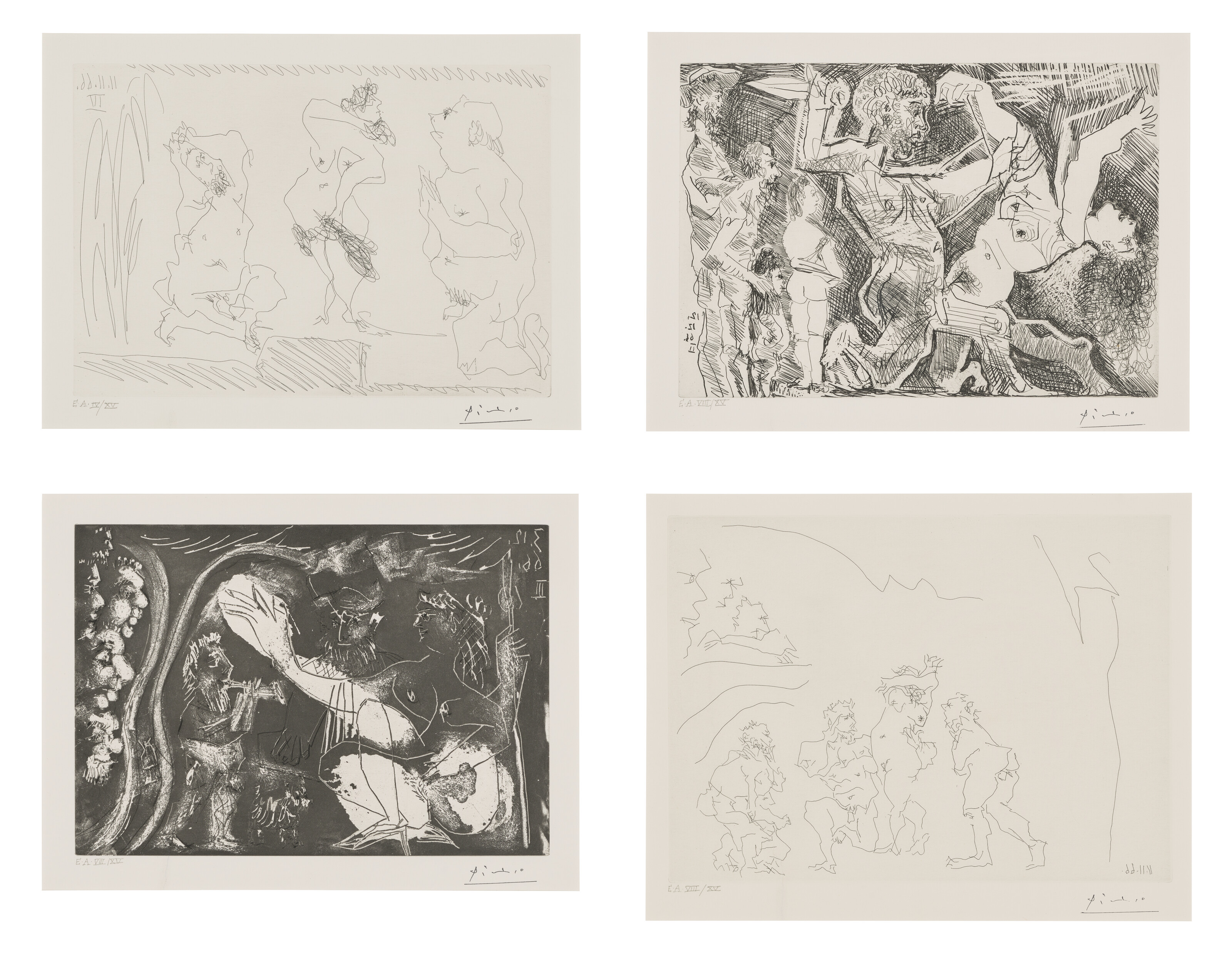 Catalog image of La Série 156: four plates