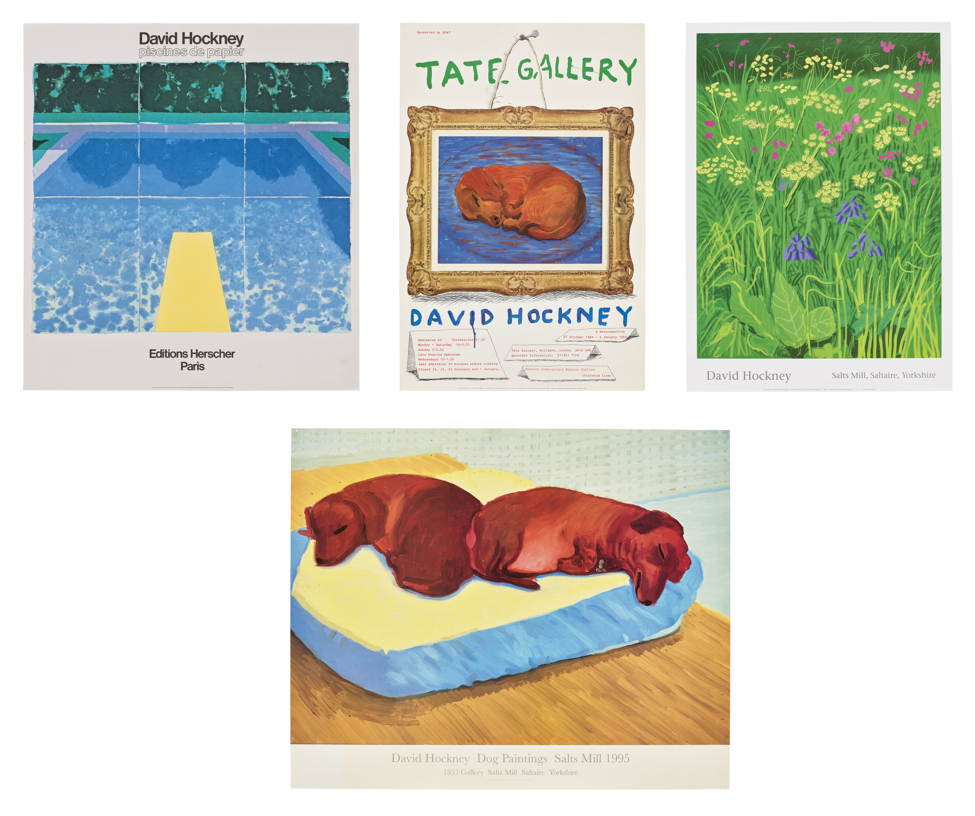 DAVID HOCKNEY (B. 1937), A collection of 21 exhibition posters