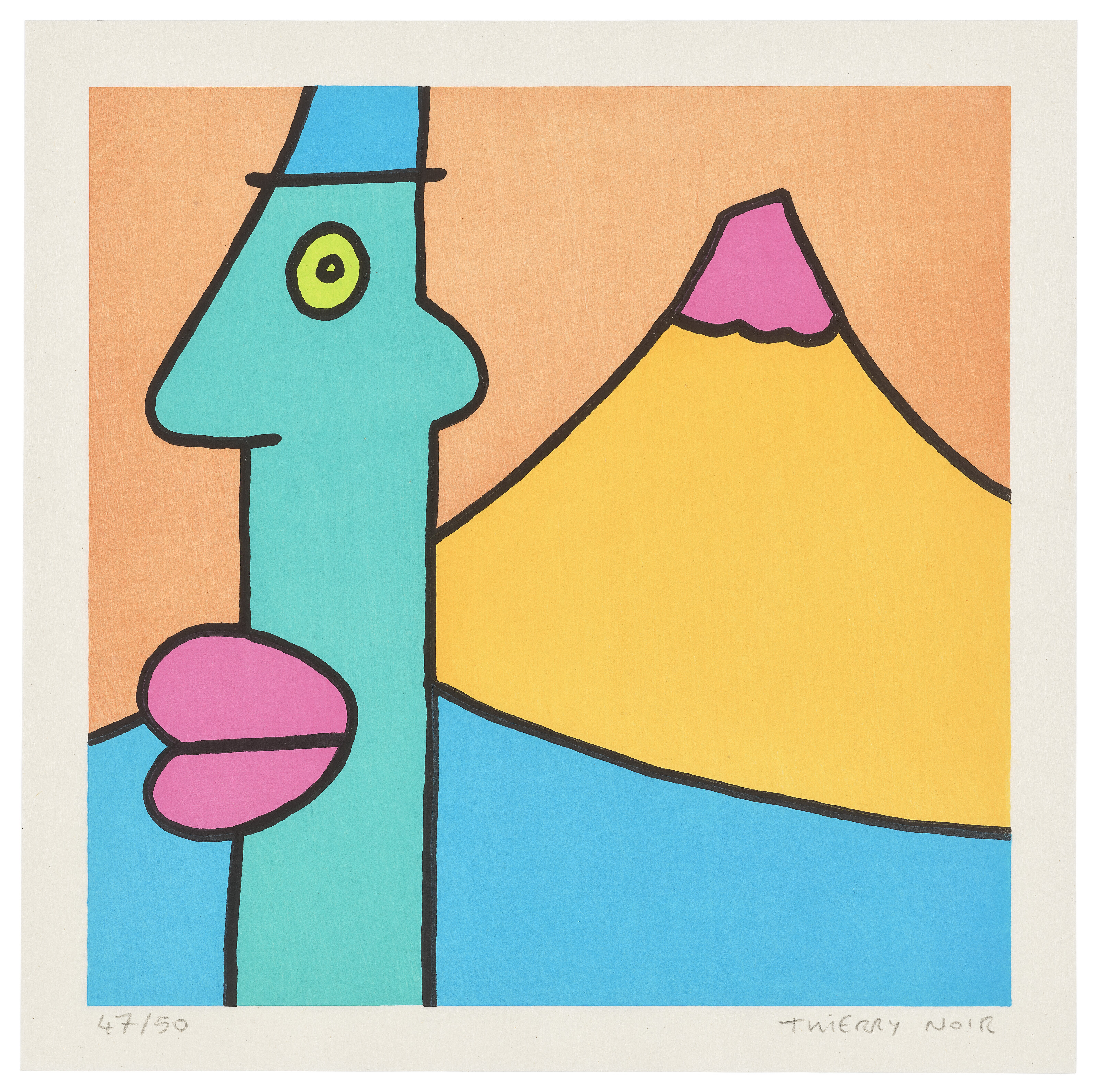Thierry Noir, Mount Fuji, offered in Contemporary Edition: London, until 31 March 2026 at Christie's Online