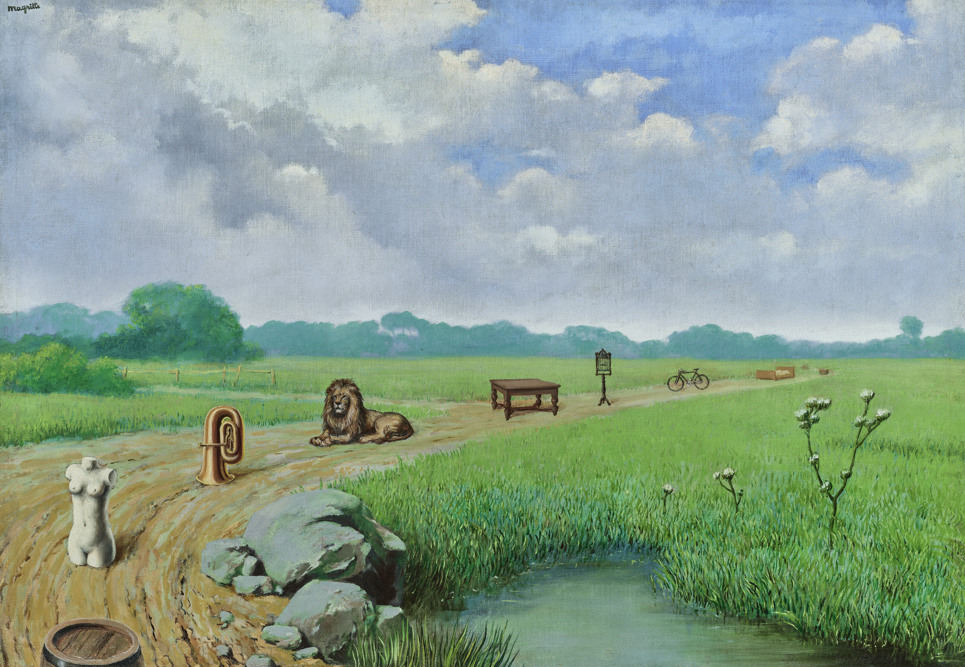 Rene Magritte, La jeunesse illustree, 1937, offered in The Art of the Surreal Evening Sale on 5 March 2026 at Christie's in London