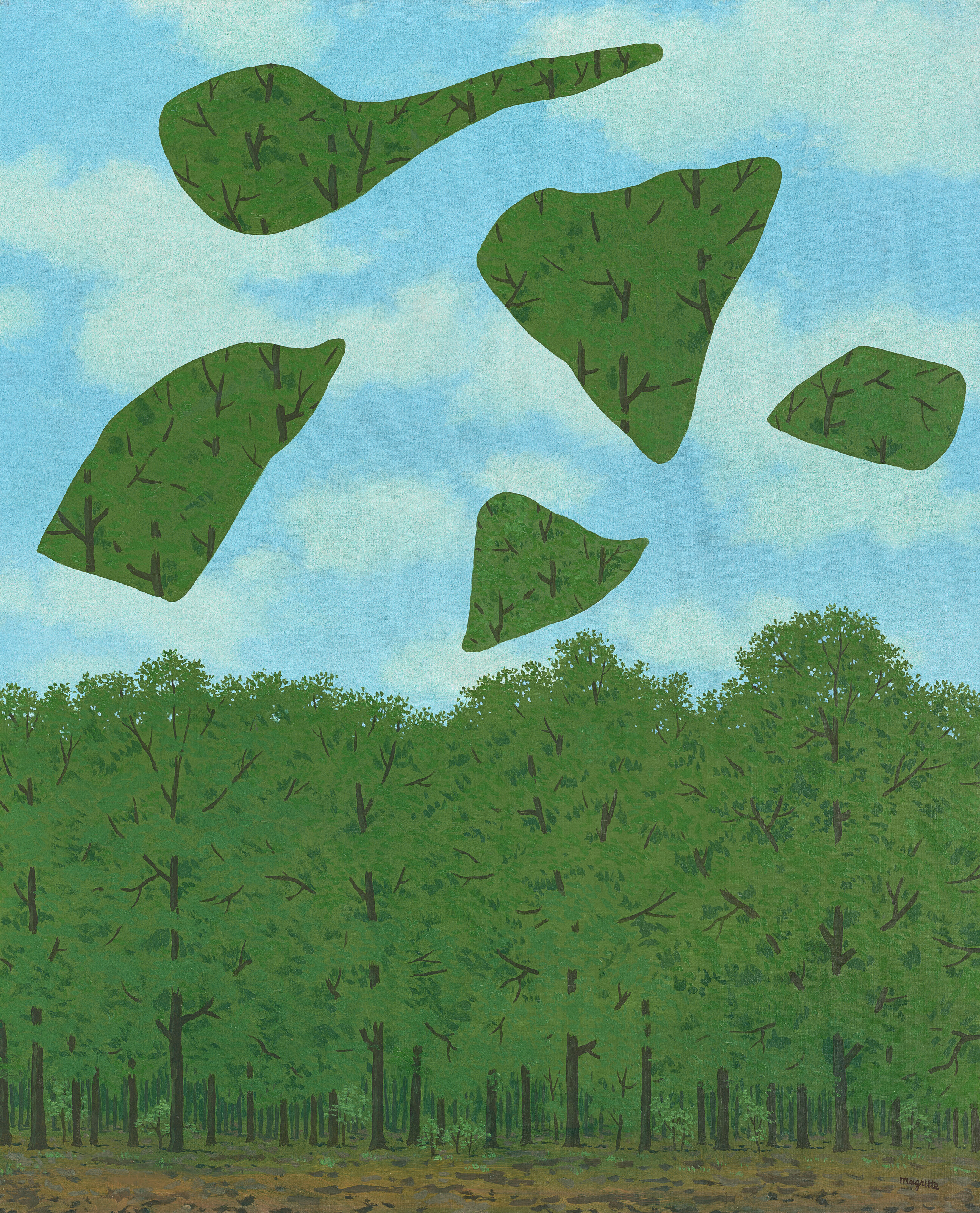 Rene Magritte, Le choeur des sphinges, 1964, offered in The Art of the Surreal Evening Sale on 5 March 2026 at Christie's in London