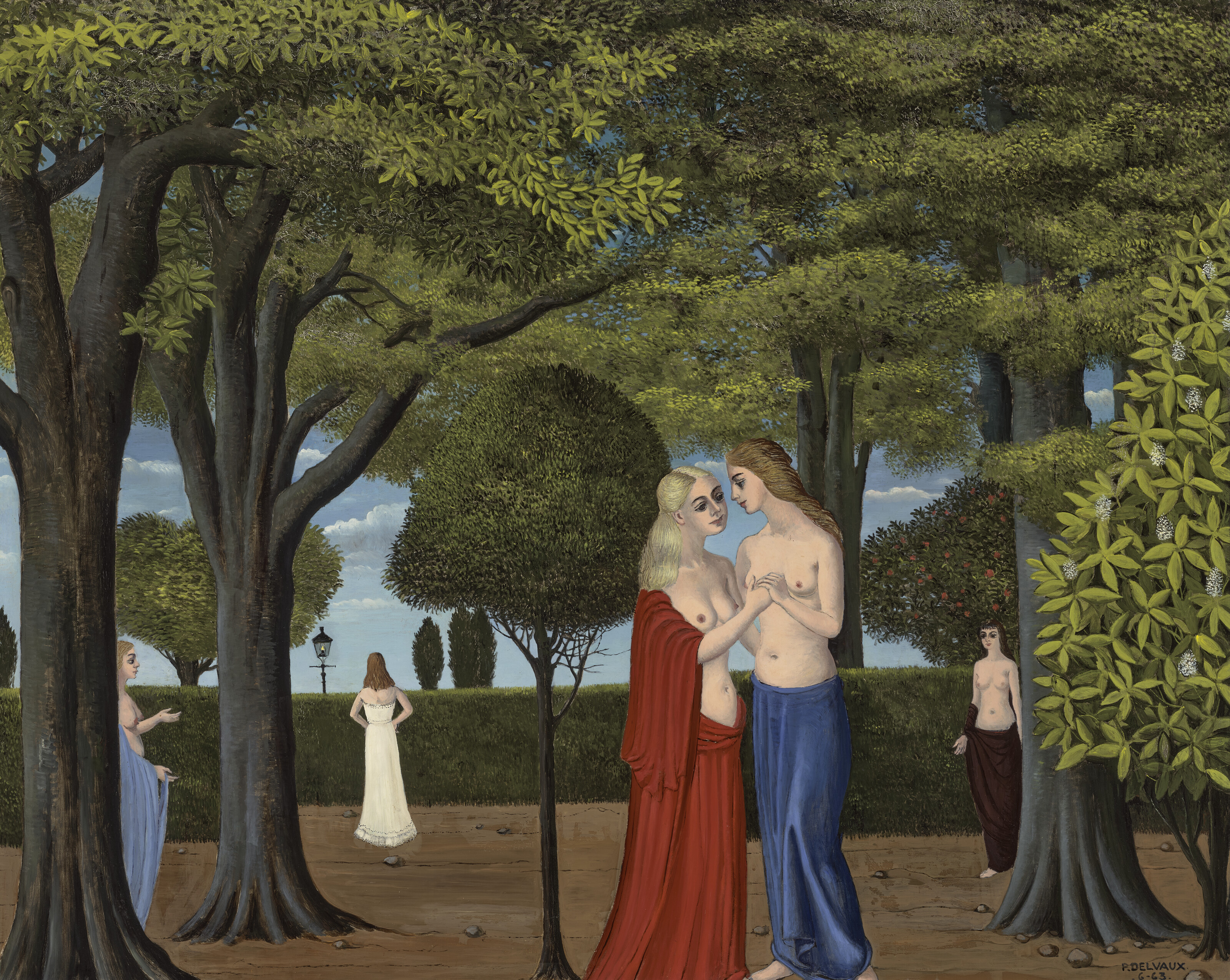 Paul Delvaux, L'Ete, 1963, offered in The Art of the Surreal Evening Sale on 5 March 2026 at Christie's in London
