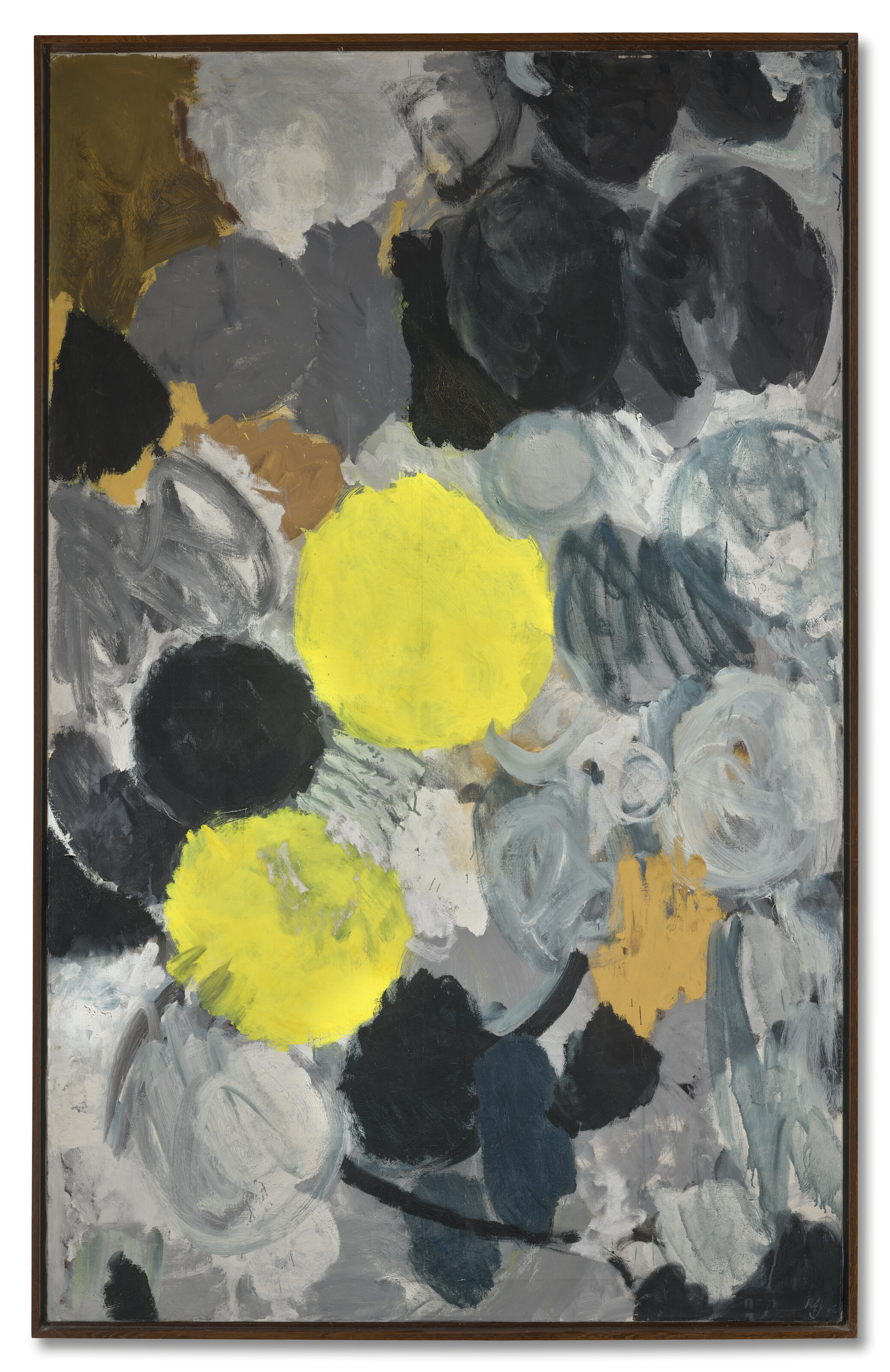 ERNST WILHELM NAY (1902-1968), Gelb und Silbergrau (Yellow and