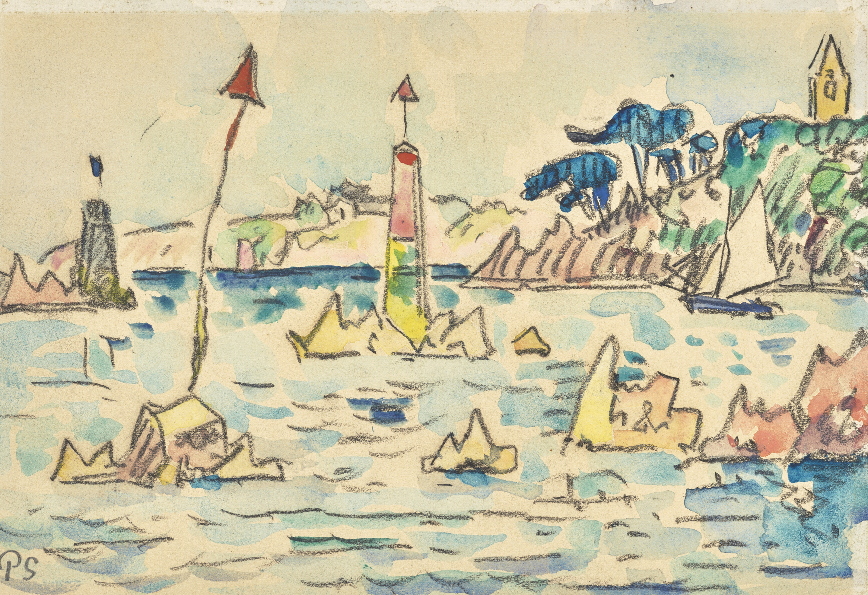PAUL SIGNAC — Bréhat