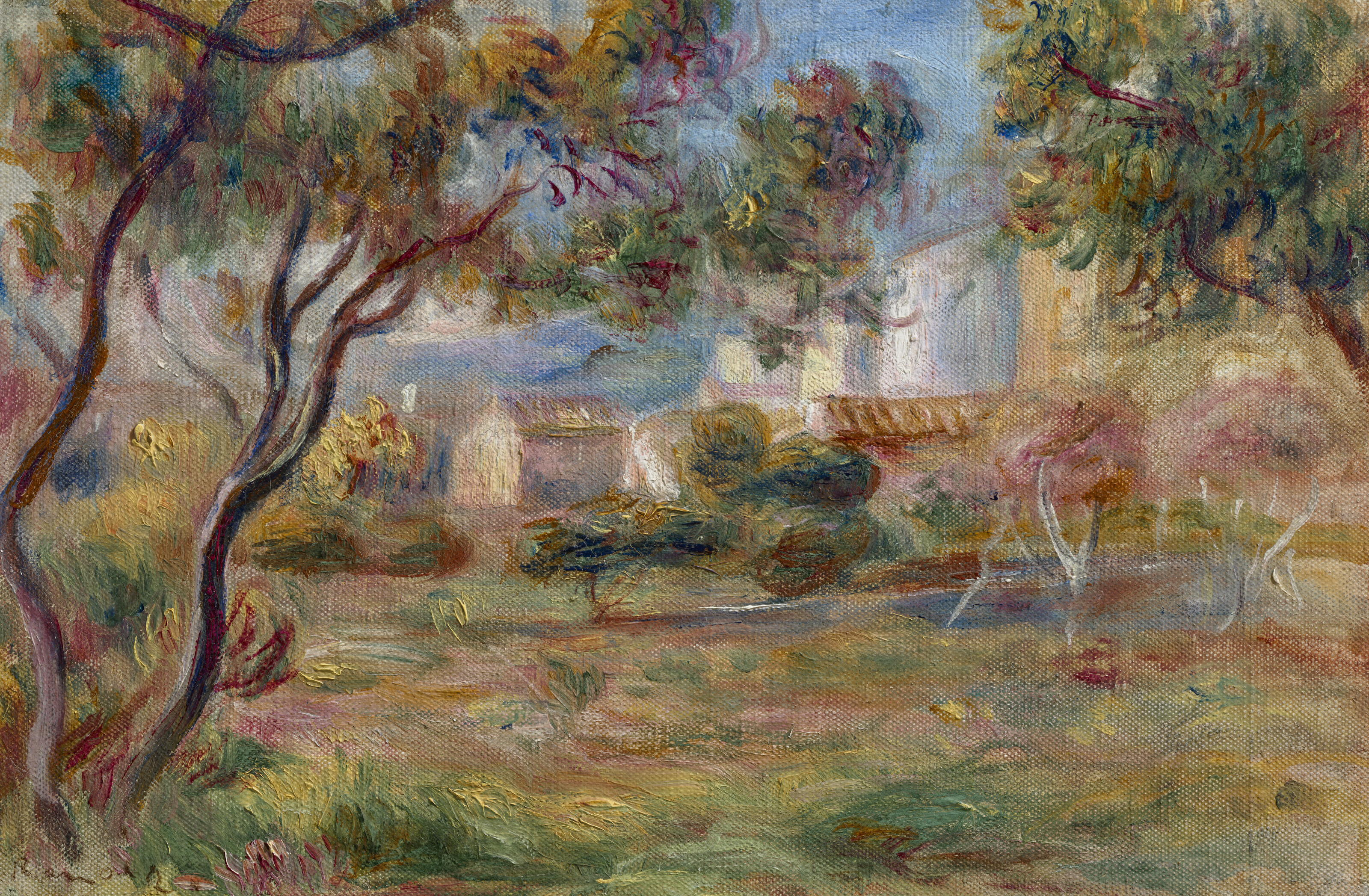 PIERRE-AUGUSTE RENOIR (1841-1919), Paysage, Cagnes | Christie's