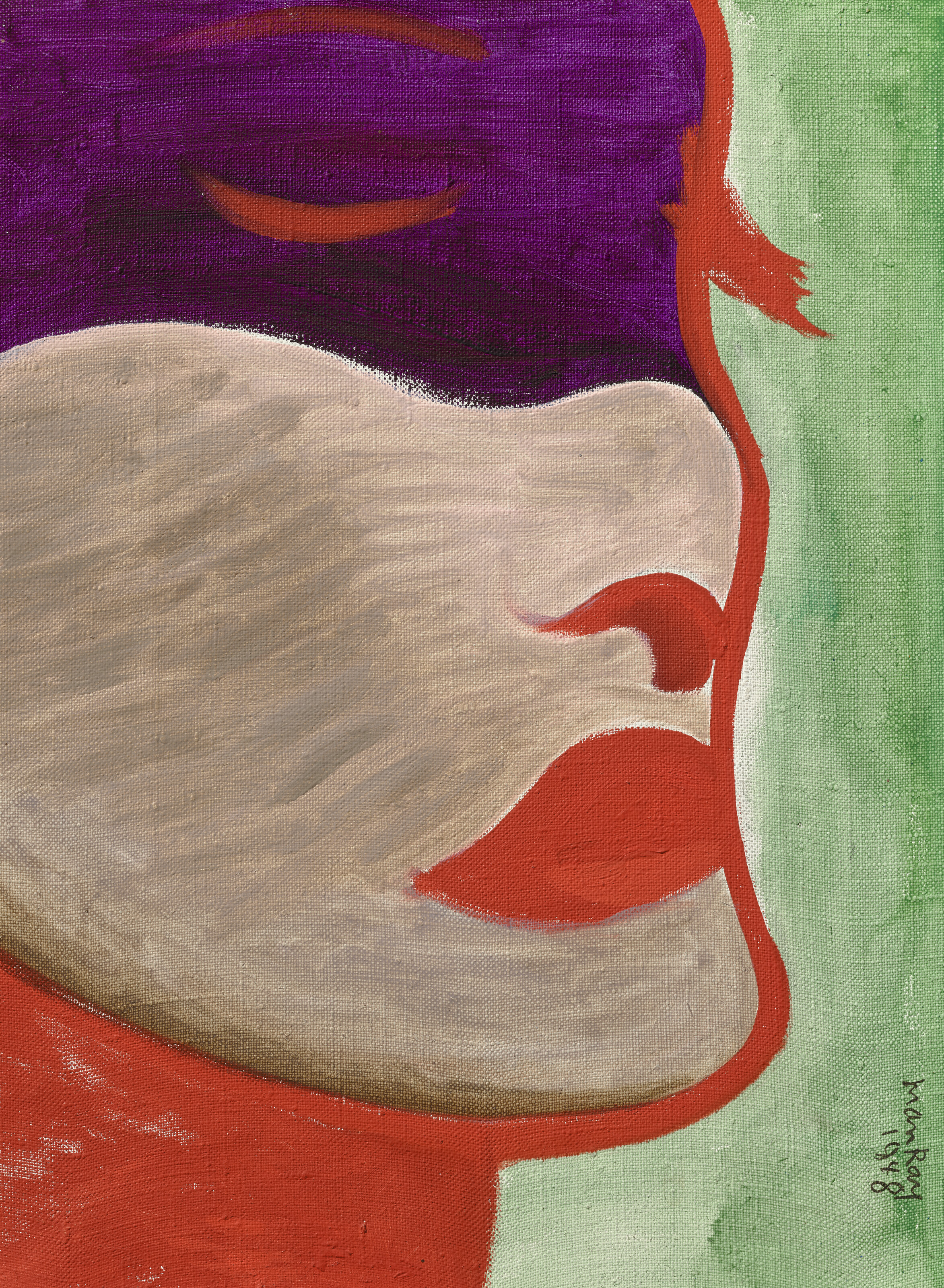 MAN RAY — Purple Mask