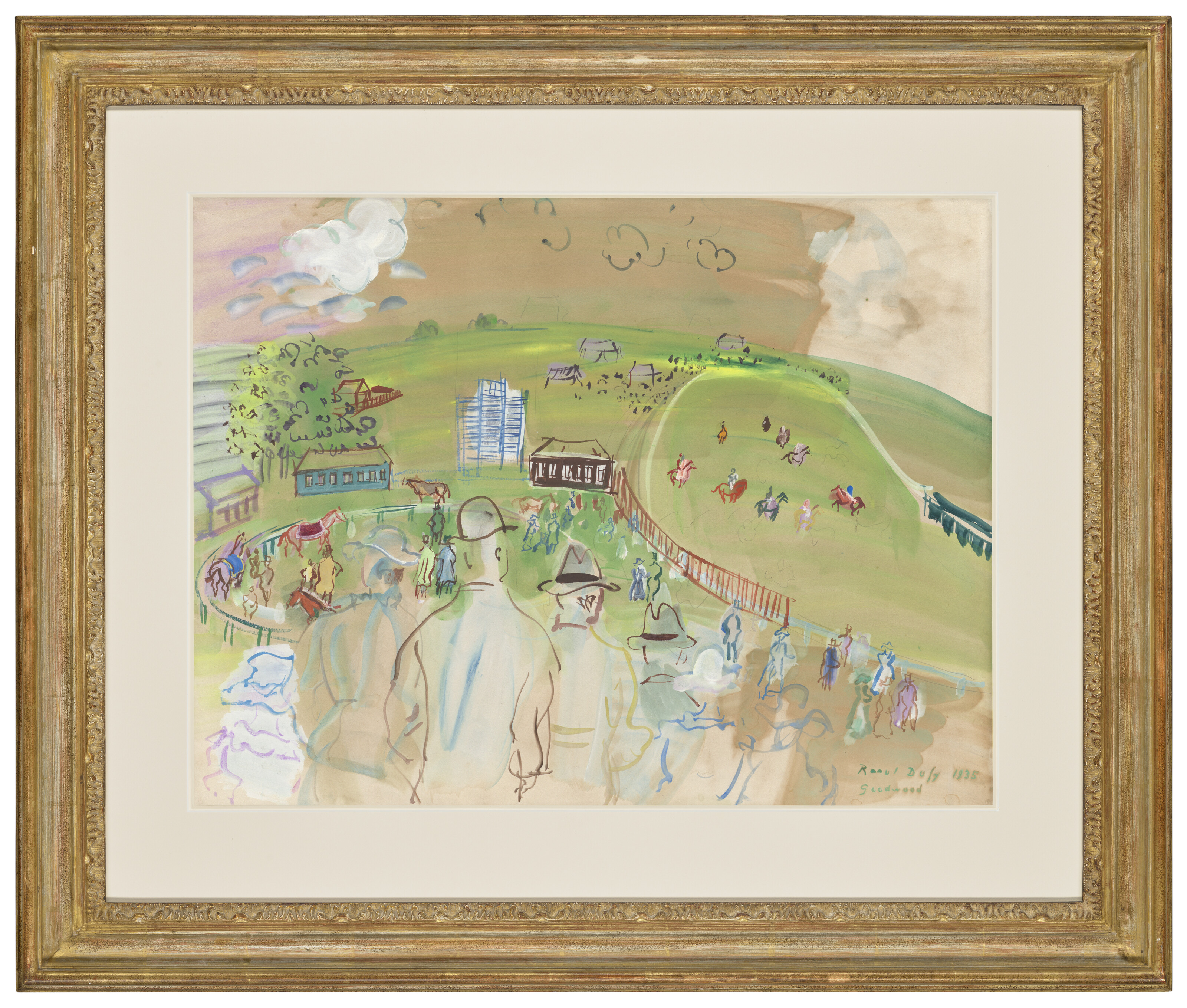 RAOUL DUFY (1877-1953), Scène de courses à Goodwood | Christie's