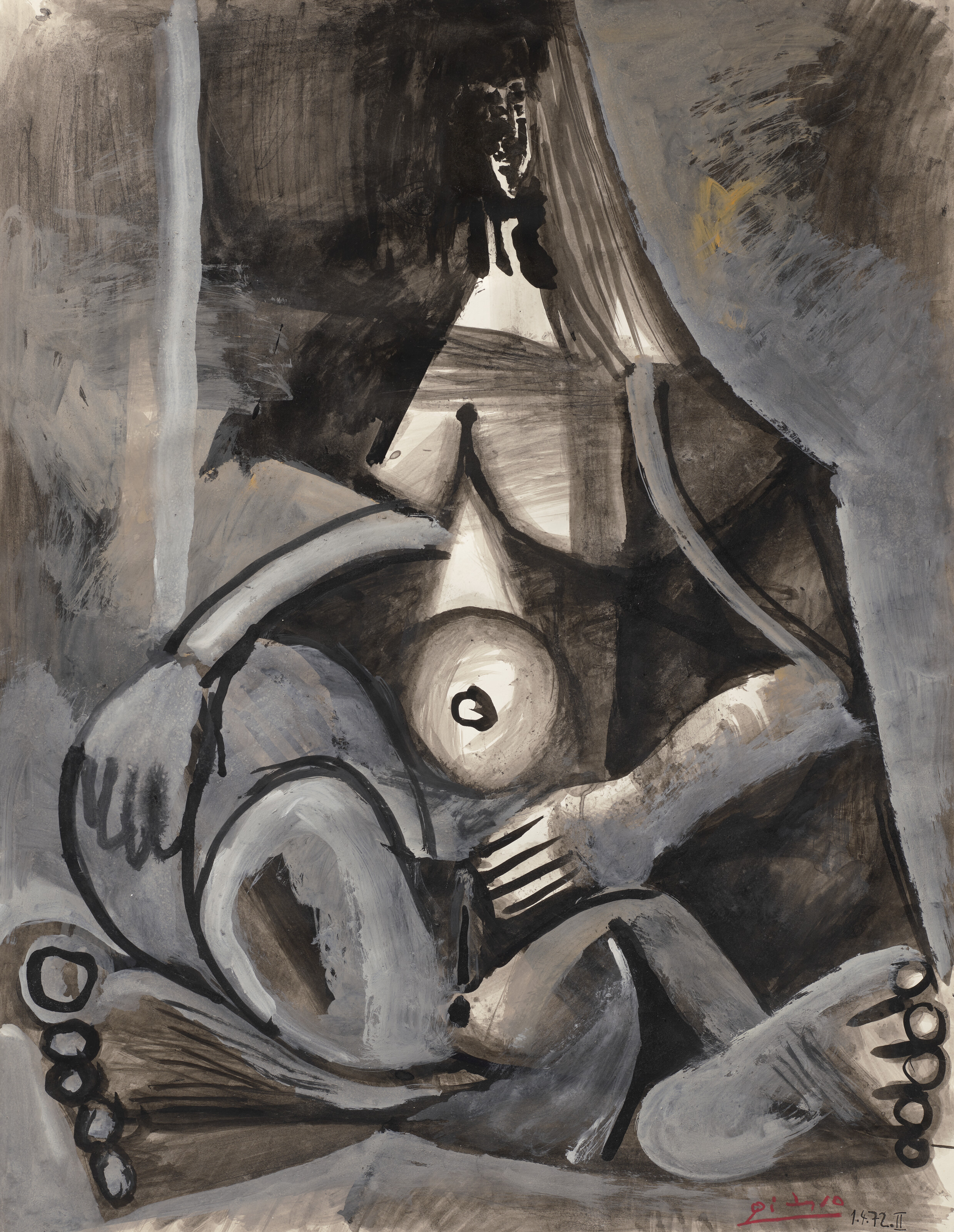 Pablo Picasso, Nu assis, 1972, offered in the 20th/21st Century: London Evening Sale on 14 October 2026 at Christie's in London