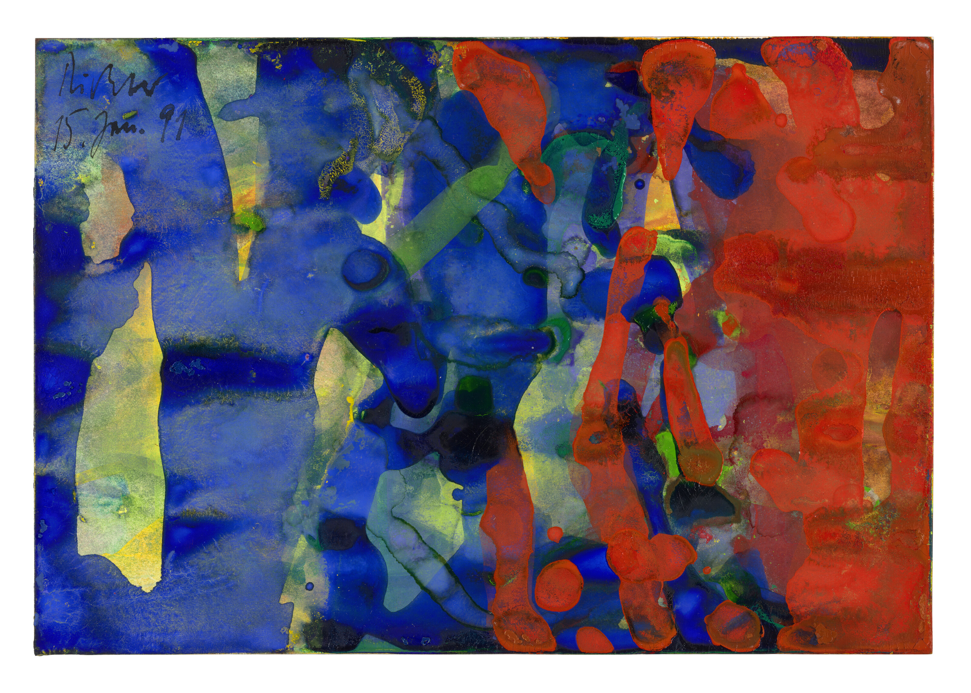 Gerhard Richter, 15. Jan. 91, 1991, offered in the Post-War and Contemporary Art Day Sale on 15 October 2026 at Christie's in London
