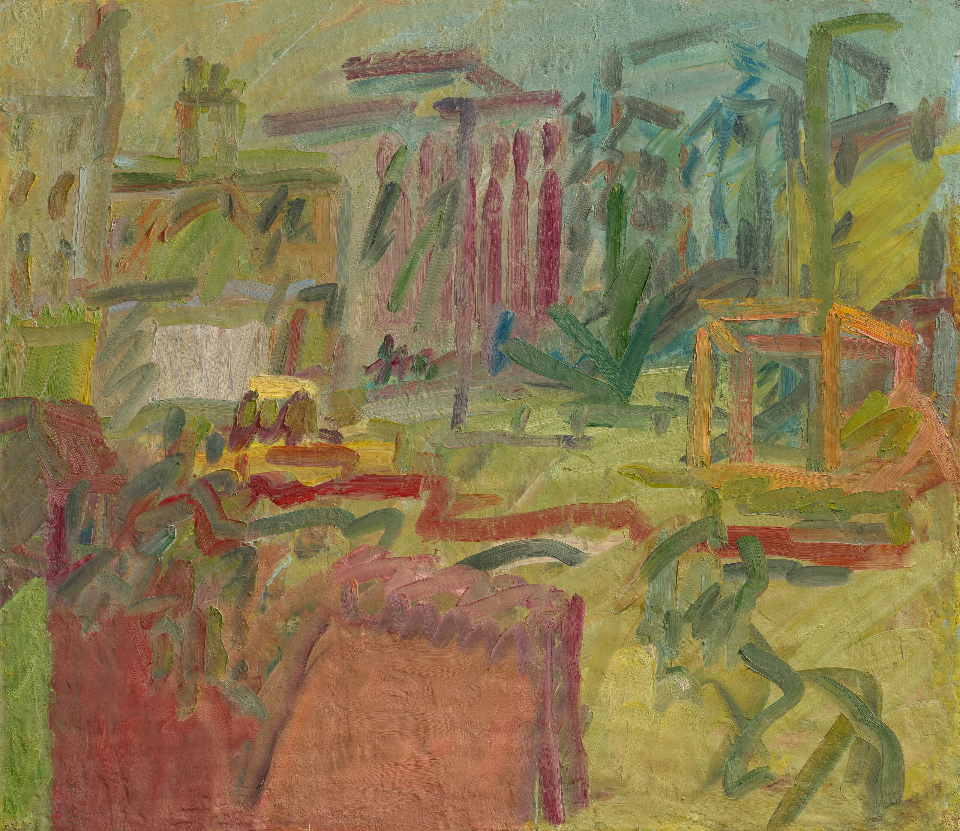 Frank Auerbach, Christmas Tree at Mornington Crescent, 2004-05, offered in the Modern British and Irish Art Evening Sale on 18 March 2026 at Christie's in London