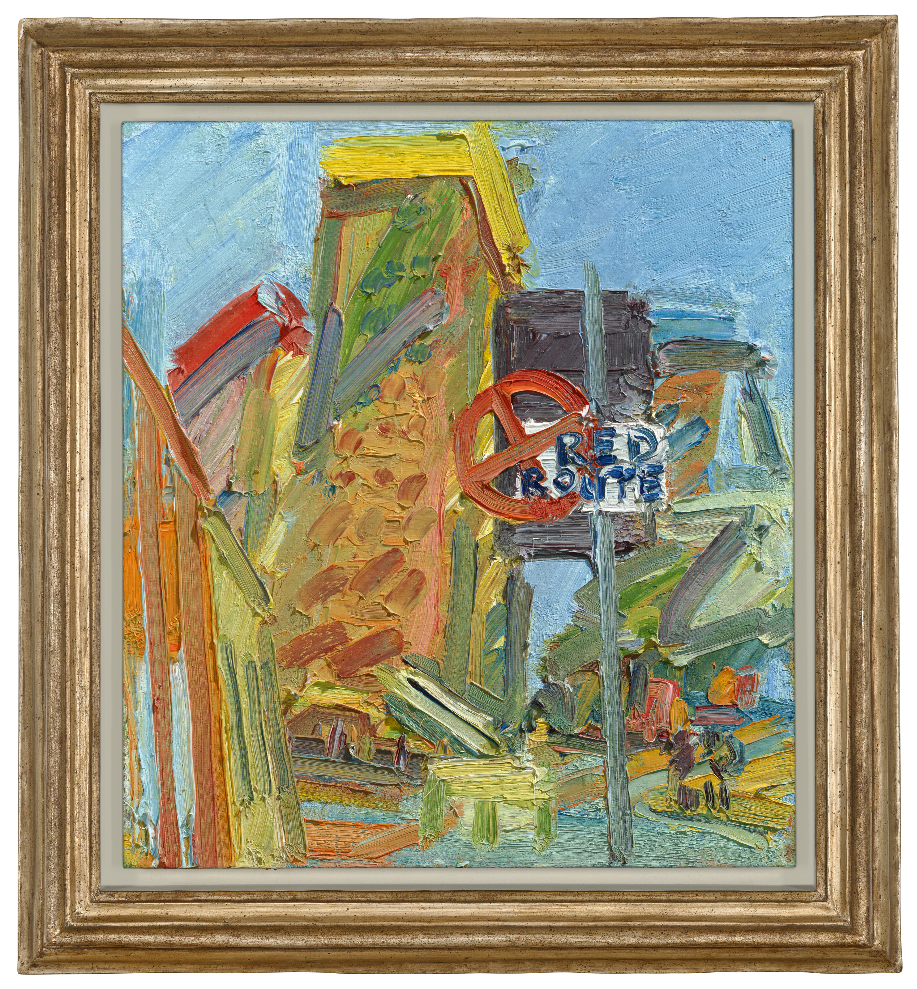 FRANK AUERBACH (1931-2024), Tower Blocks, Hampstead Road II