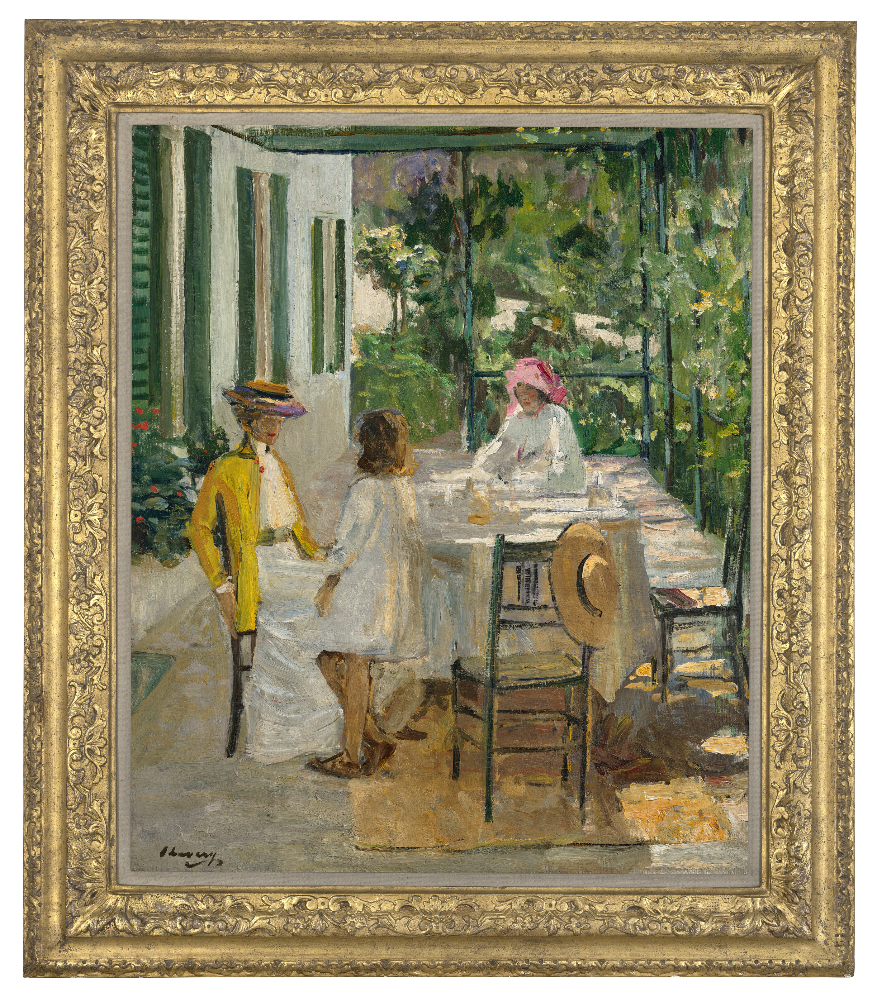 SIR JOHN LAVERY, R.A., R.S.A., R.H.A. (1856-1941), After Breakfast