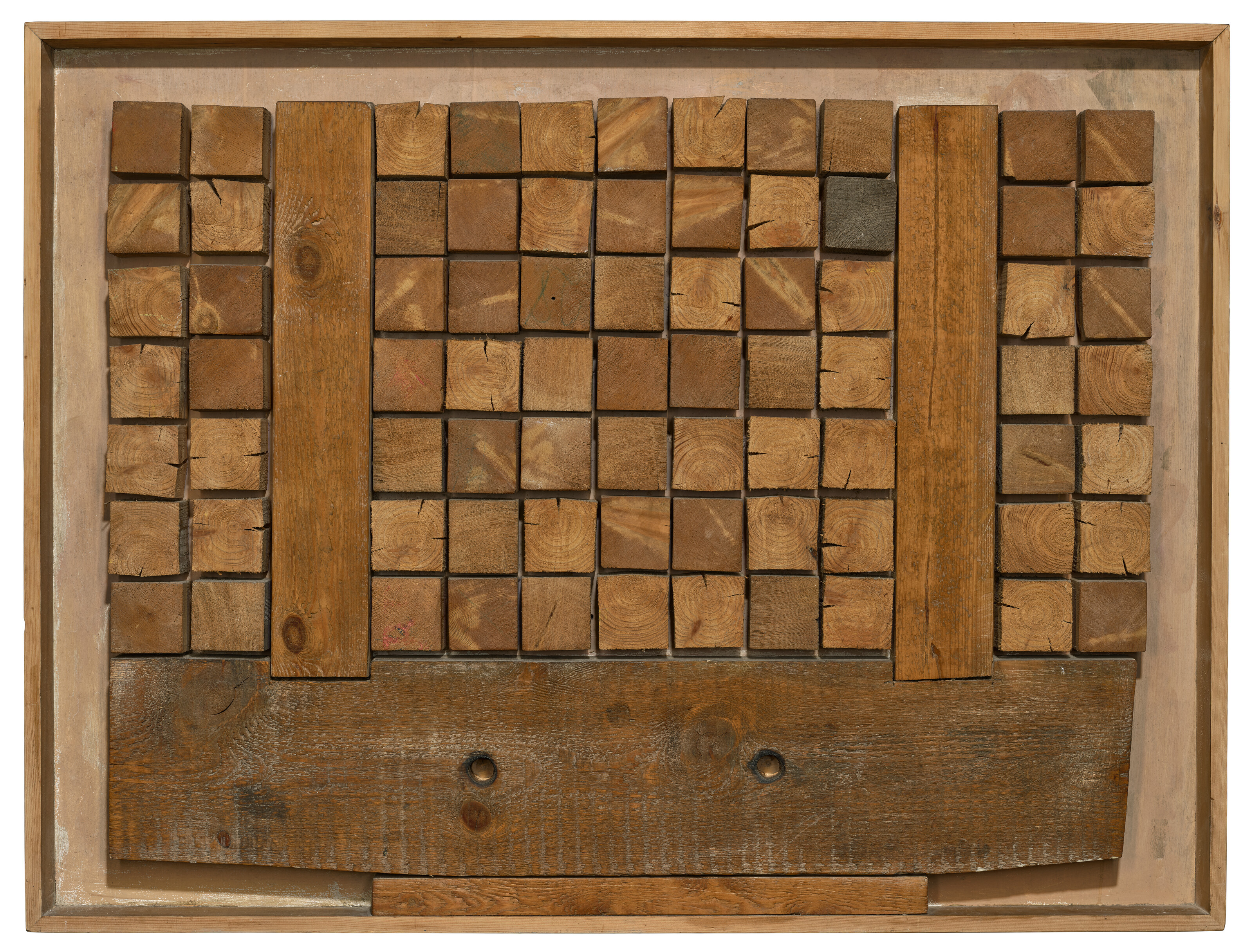 Joe Tilson, Wood Relief No. 16, 1961, offered in the Modern British and Irish Art Day Sale on 19 March 2026 at Christie's in London