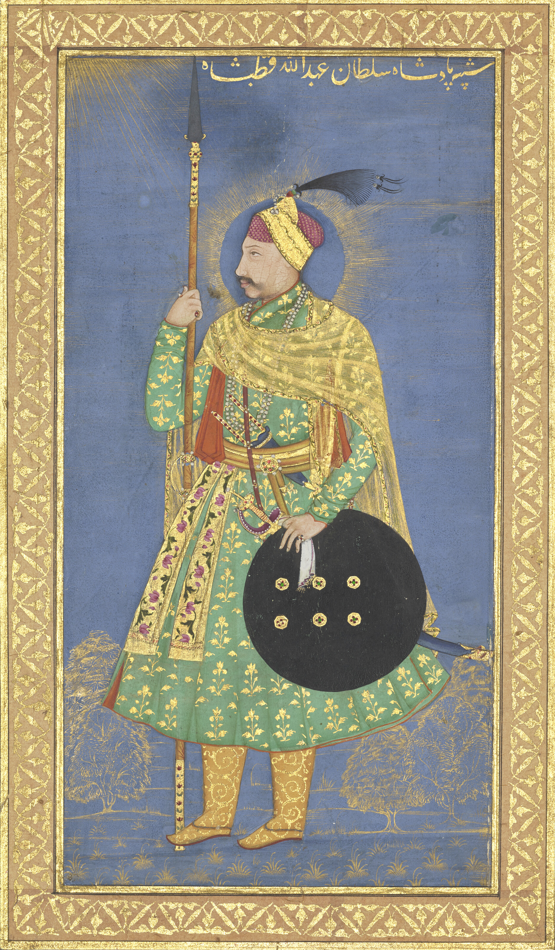 Abdullah Qutb Shah. Golconda, Deccan, India, circa 1660, offered in The Mary and Cheney Cowles Collection of Indian Painting and Calligraphy on 28 April 2026 at Christie's in London