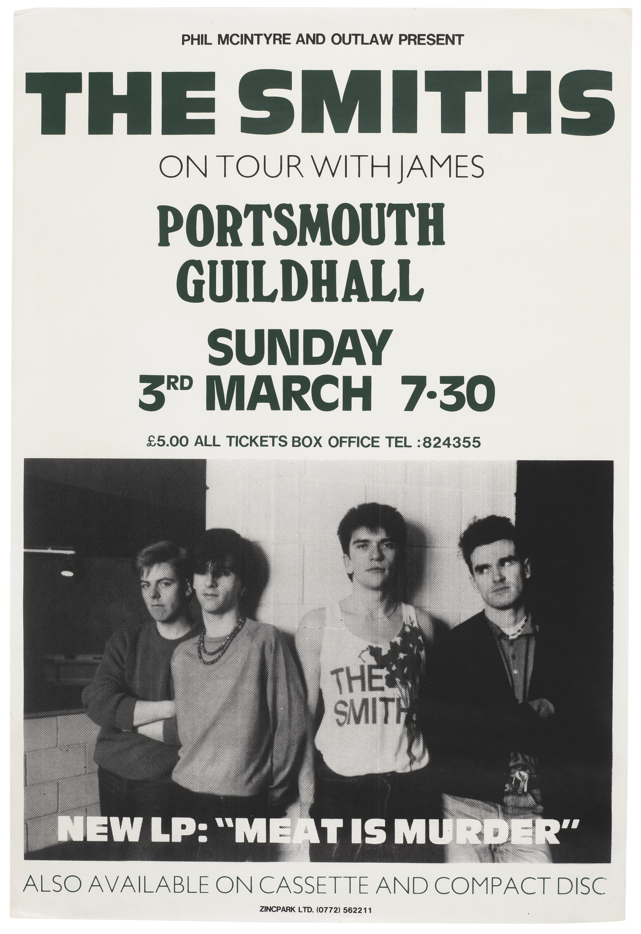 THE SMITHS: A UK CONCERT POSTER, 1985 | Christie's