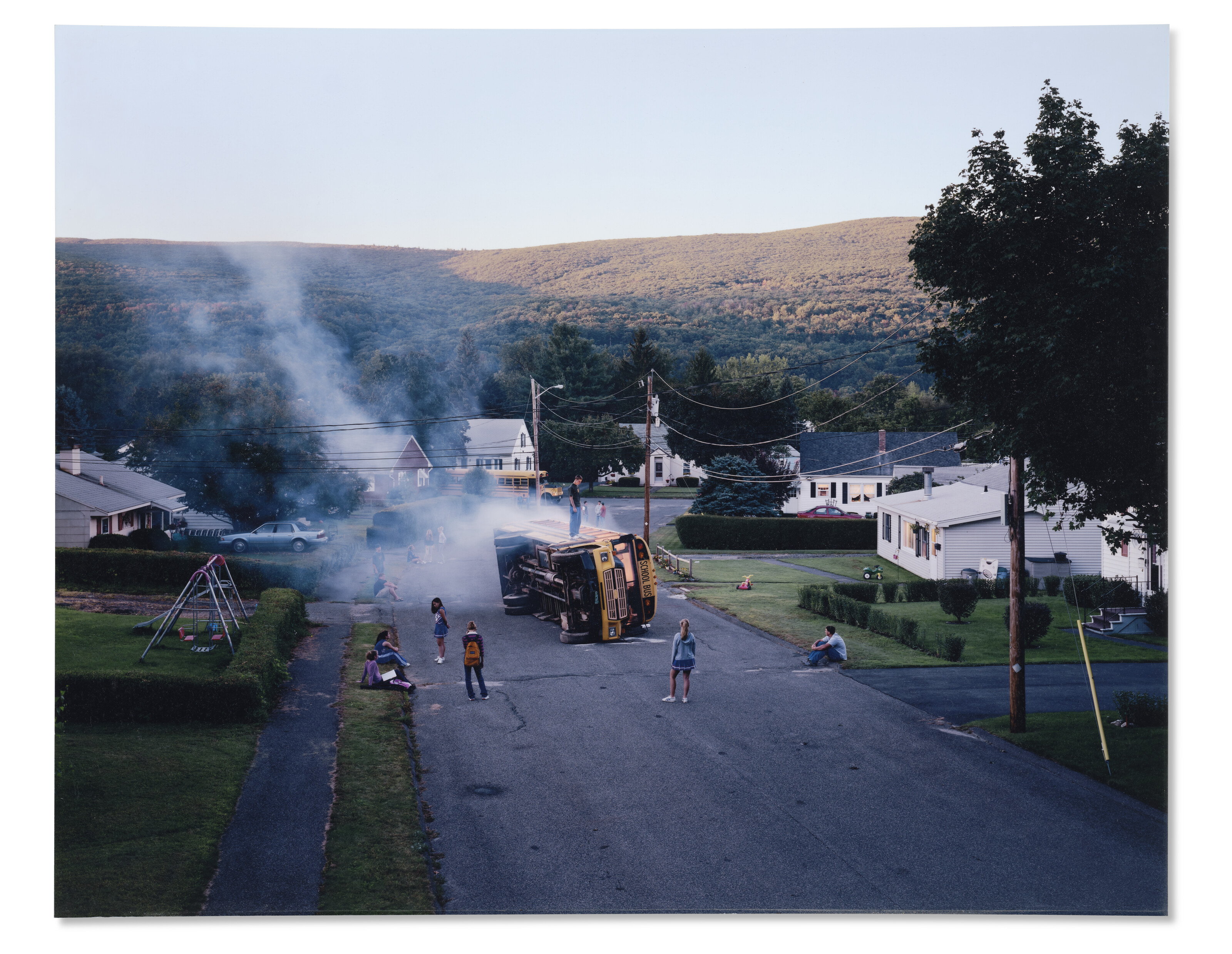 GREGORY CREWDSON (B. 1962), Untitled (overturned bus) | Christie's