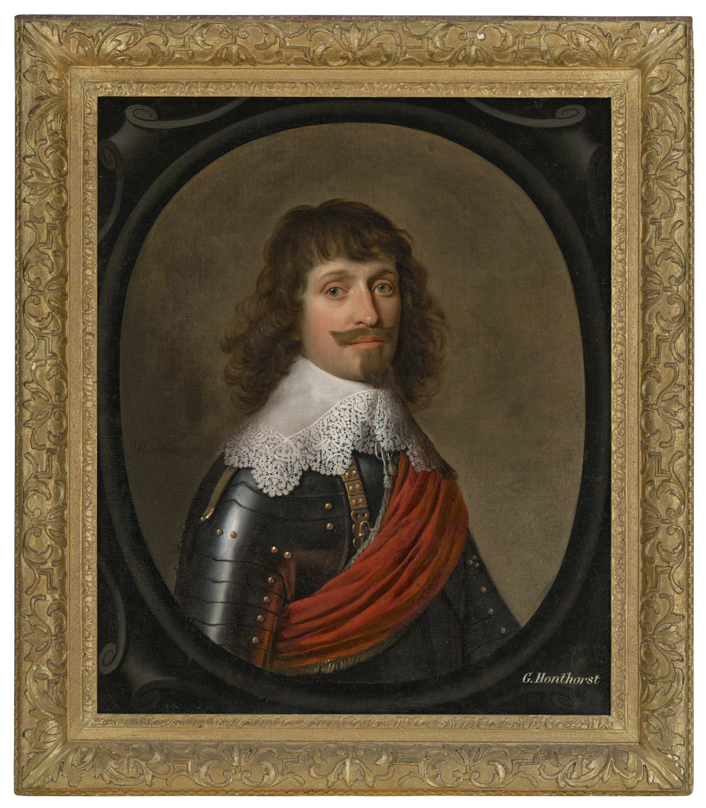 GERRIT VAN HONTHORST (UTRECHT 1592-1656) AND STUDIO, Portrait of a ...
