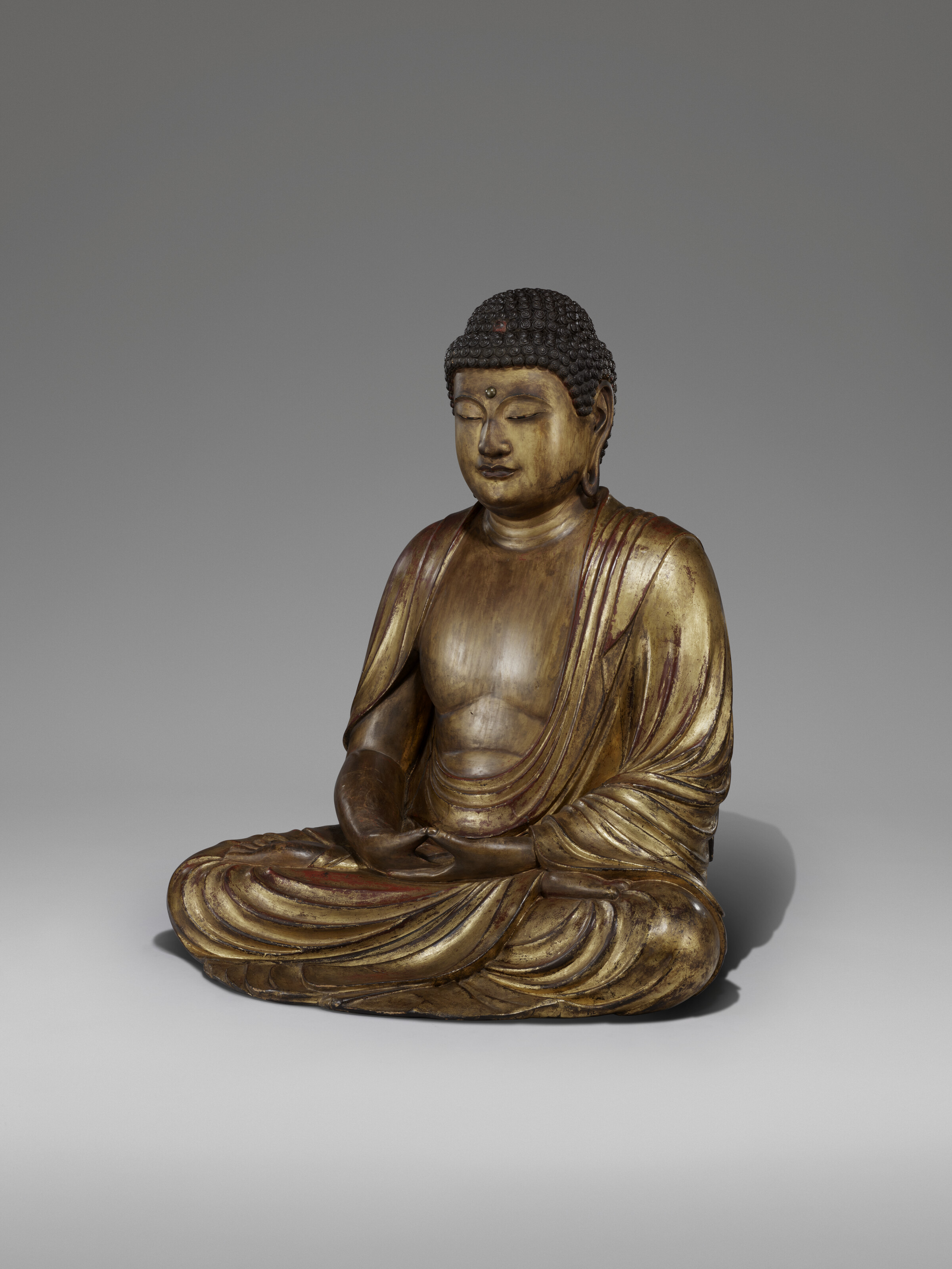 A wood sculptue of Shaka Nyorai (Buddha Shakyamuni), Japan, Kamakura-Nanbokucho period (14th century), offered in The Exceptional Sale: Masterworks Across Cultures on 30 June 2026 at Christie's in London