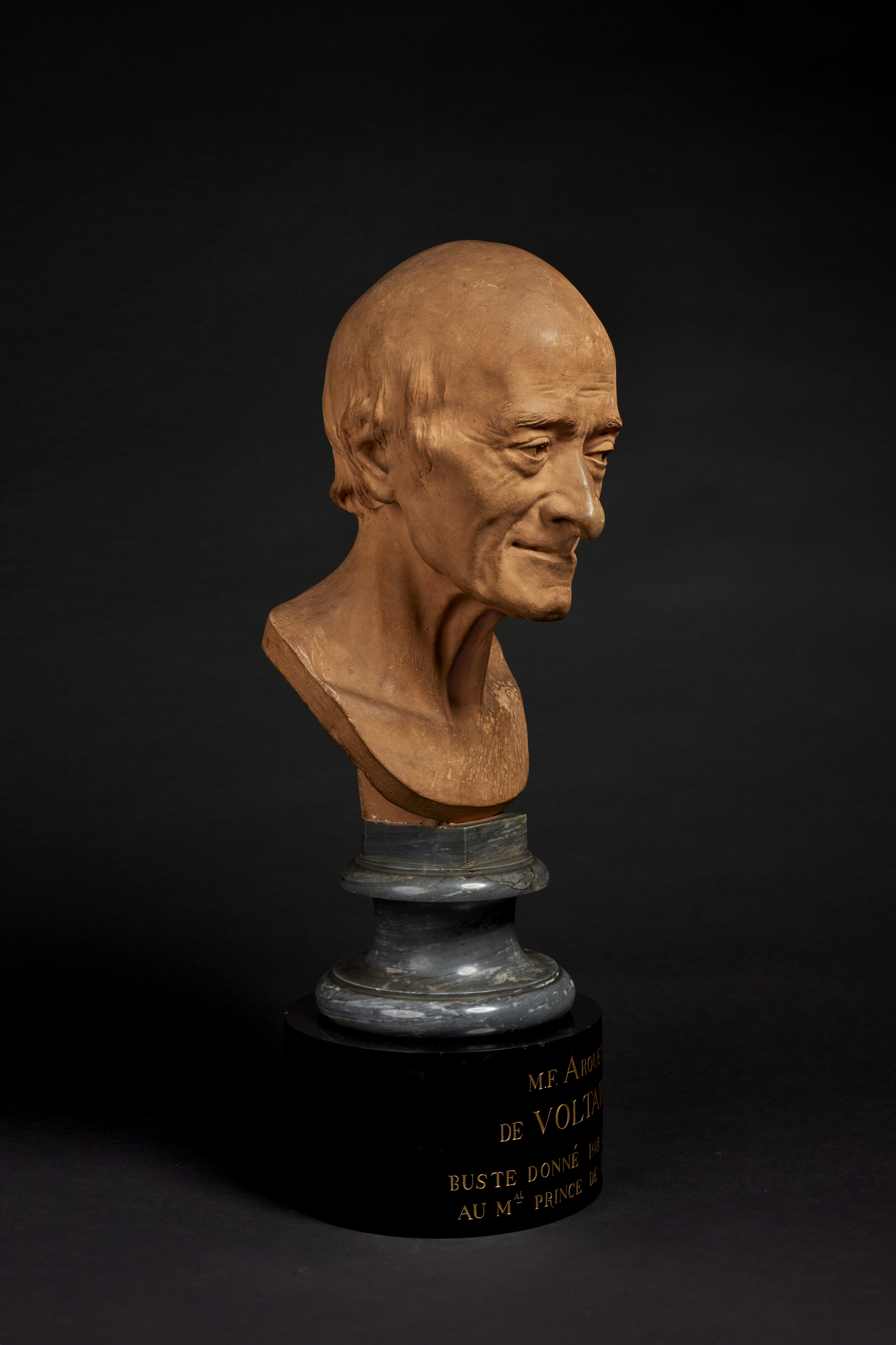Jean-Antoine Houdon, Bust of Francois-Marie Arouet, known as Voltaire, 1778, offered in The Exceptional Sale: Masterworks Across Cultures on 30 June 2026 at Christie's in London