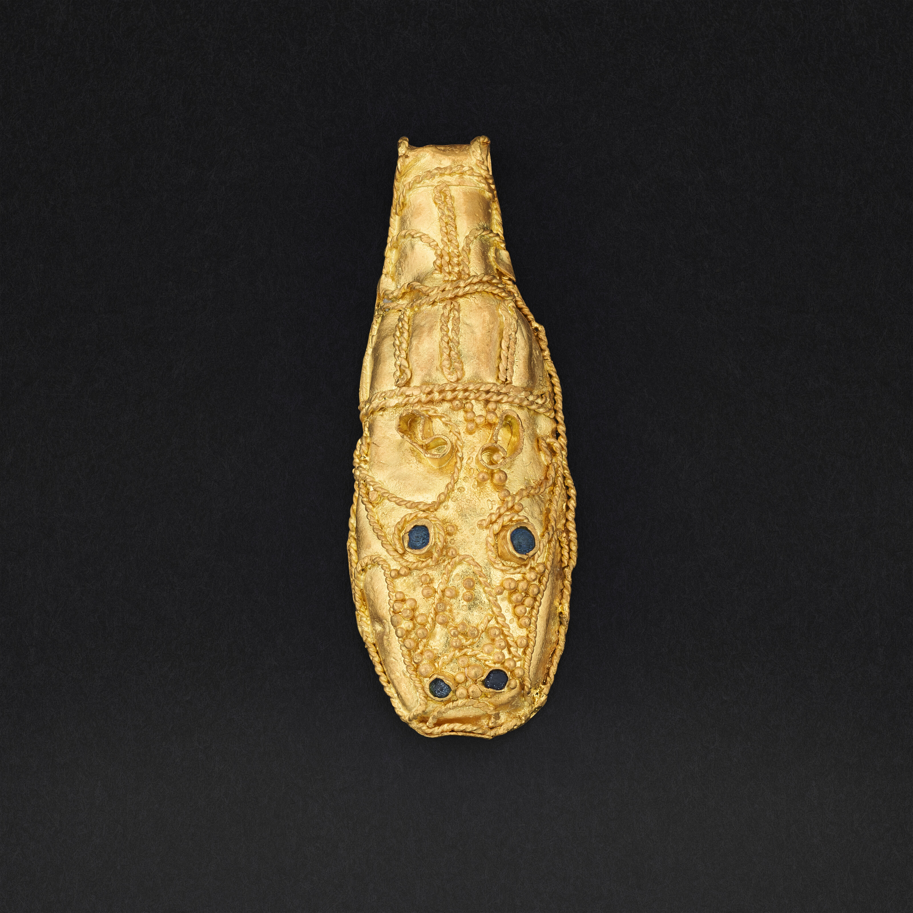 An Anglo-Saxon gold and glass aestel, circa 850-900 A.D., offered in Ancient Wonders: Antiquities and Natural History, until 1 July 2026 at Christie's Online