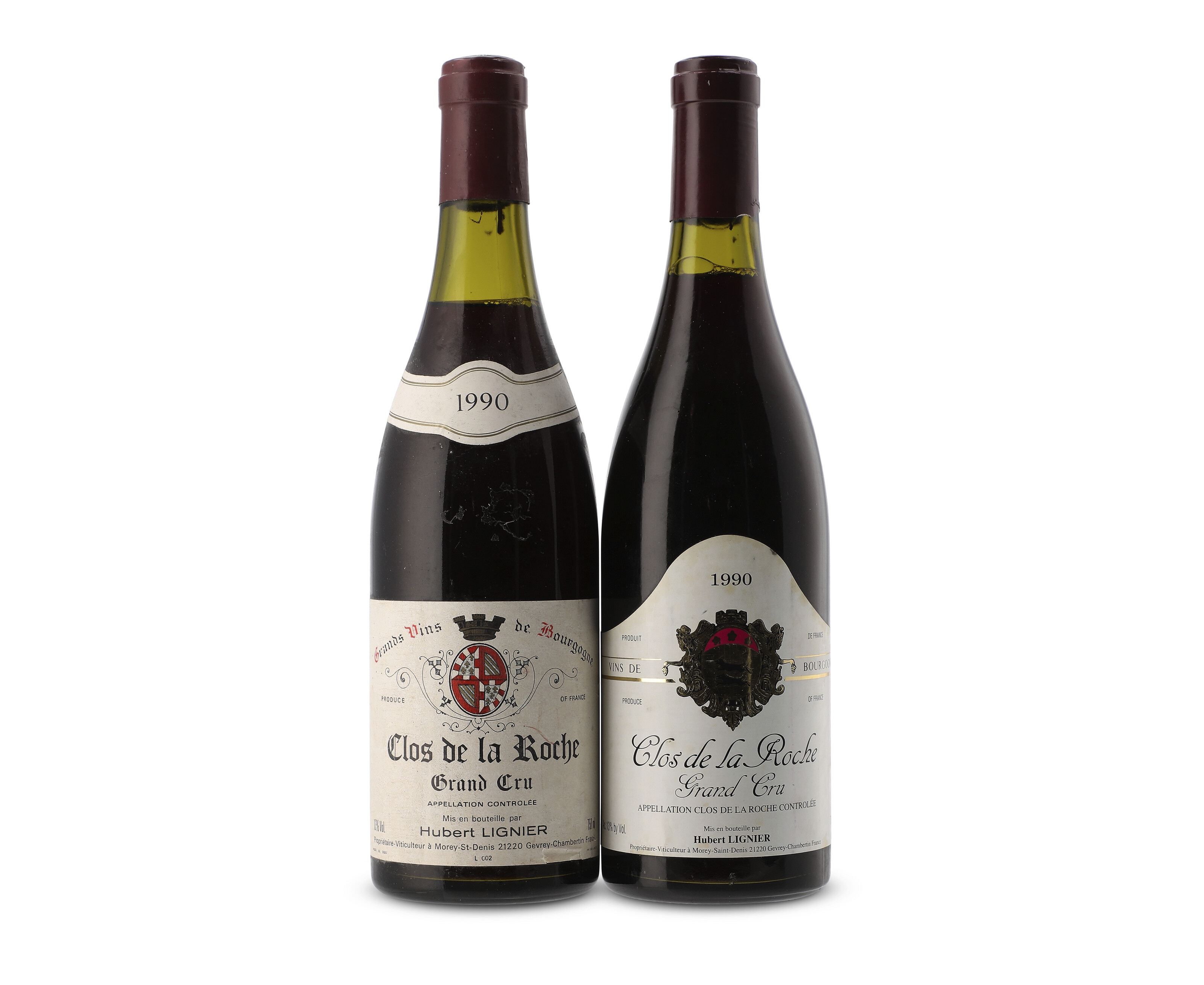 Hubert Lignier, Clos de la Roche 1990, Côte de Nuits, Grand Cru U