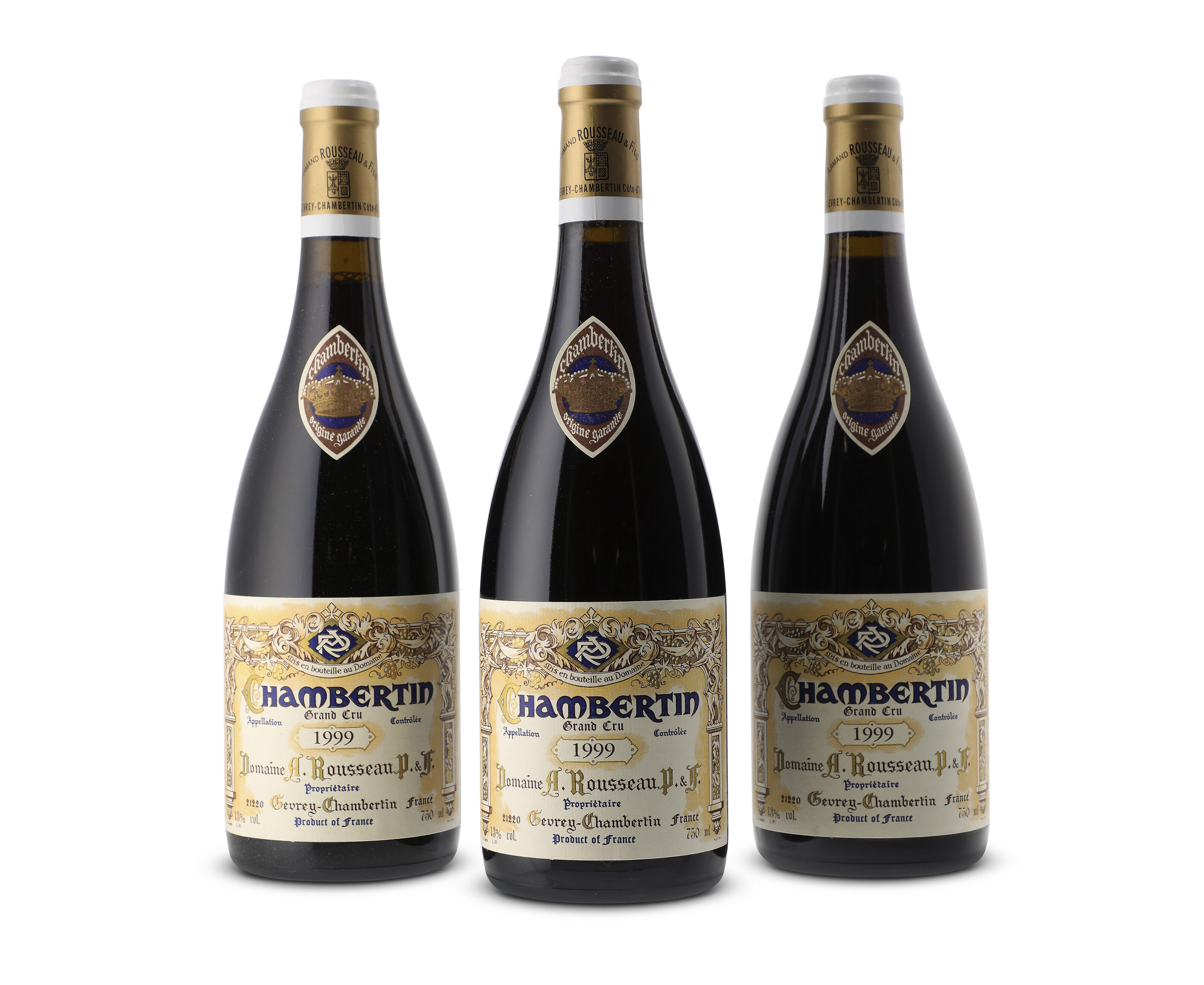 Domaine Armand Rousseau, Chambertin 1999, offered in An Exemplary Collection of Domaine Armand Rousseau alongside Rarities from the Cellar of Ian Mill KC, until 13 March 2026 at Christie's Online