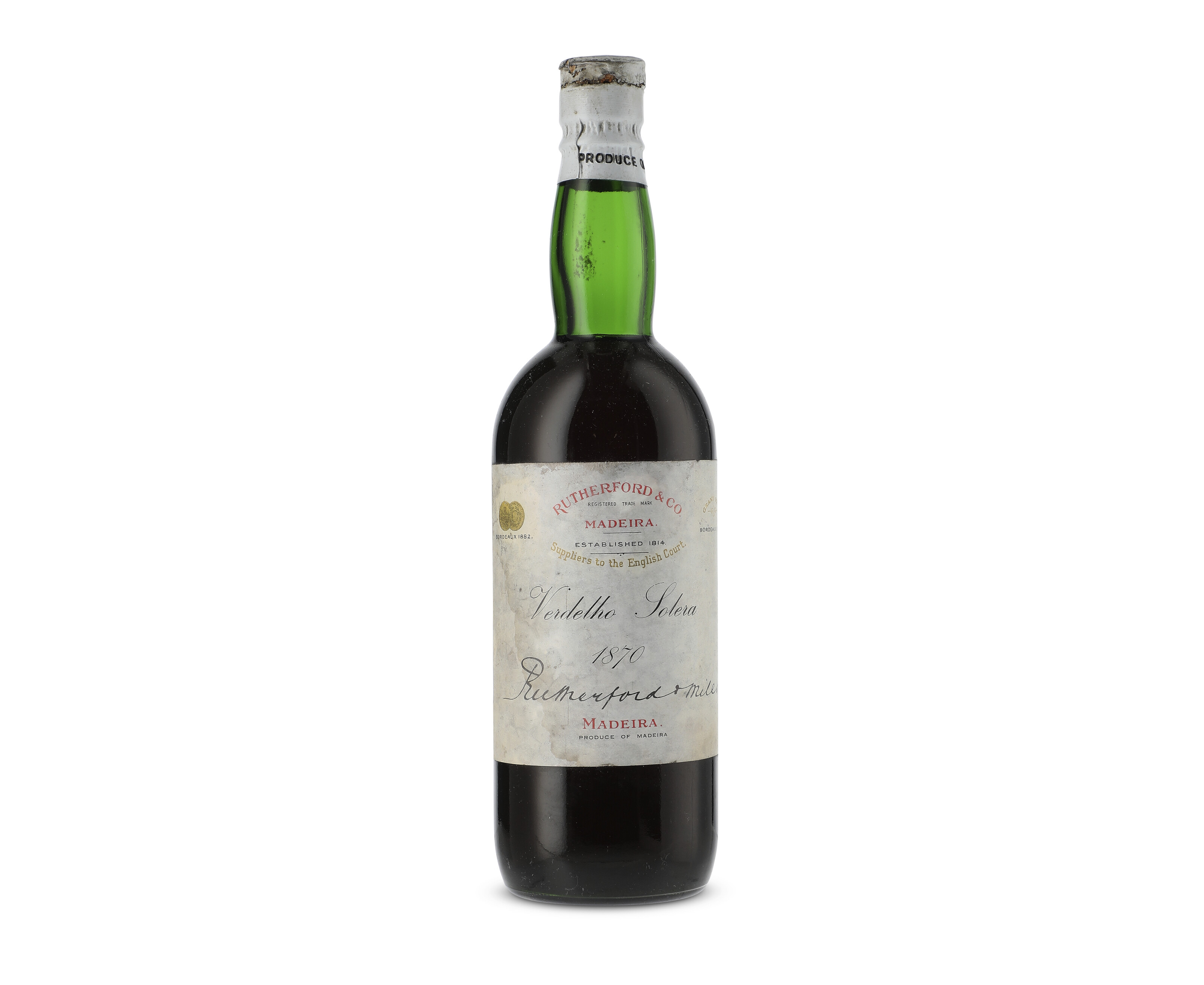 Rutherford & Miles, Verdelho Solera Madeira 1870, Madeira Offered
