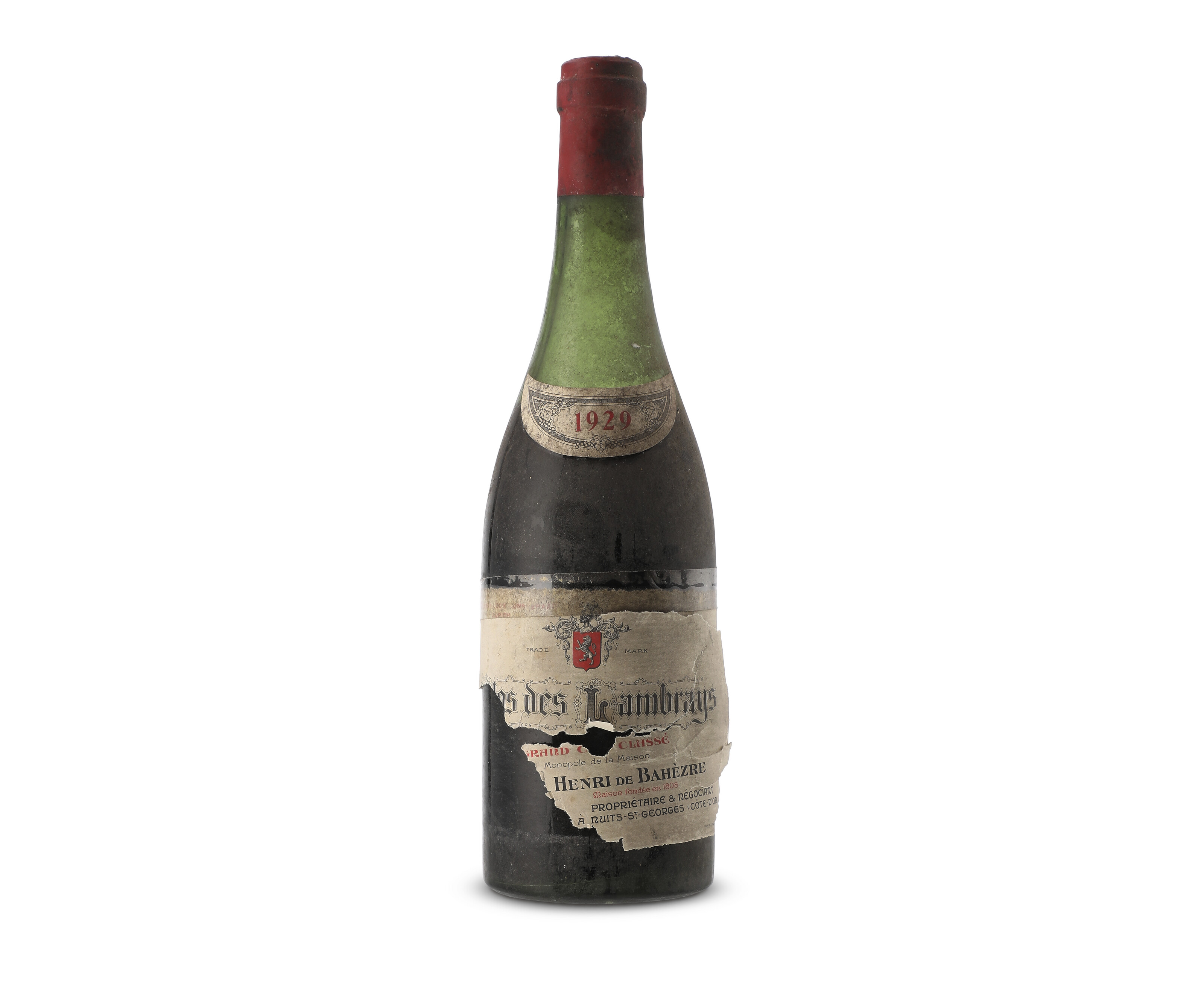 Henri de Bahèzre, Clos des Lambrays 1929, Côte de Nuits, Grand Cru
