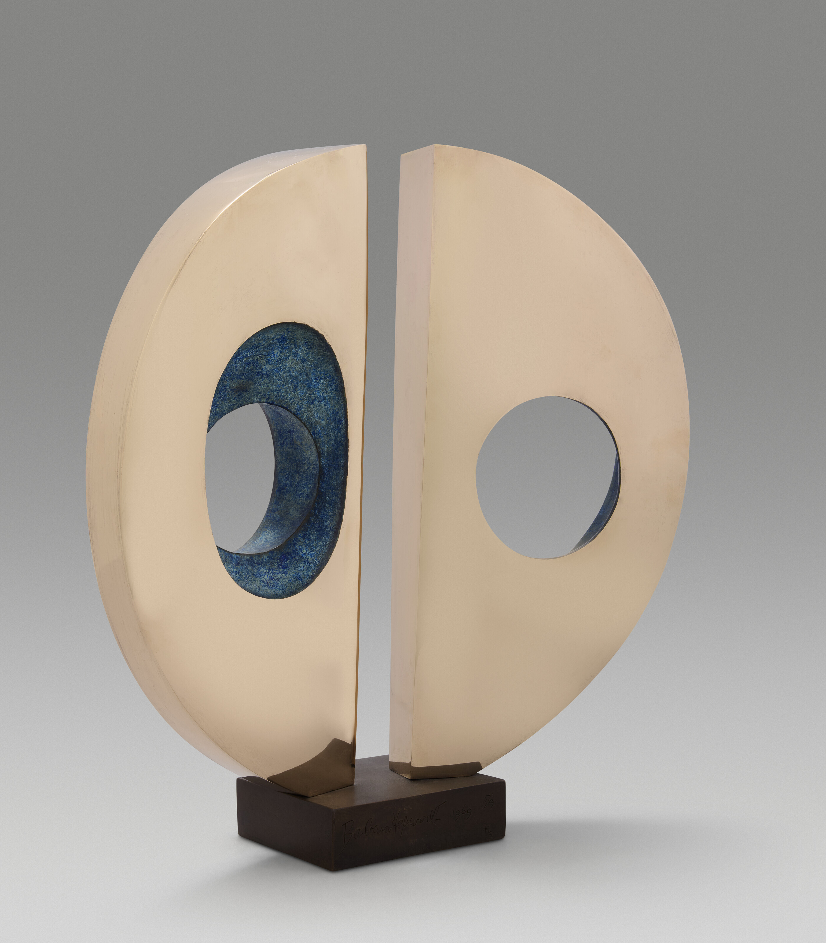 Dame Barbara Hepworth, Maquette for Divided Circle, 1969, offered in the Modern British and Irish Art Day Sale on 22 October 2026 at Christie's in London