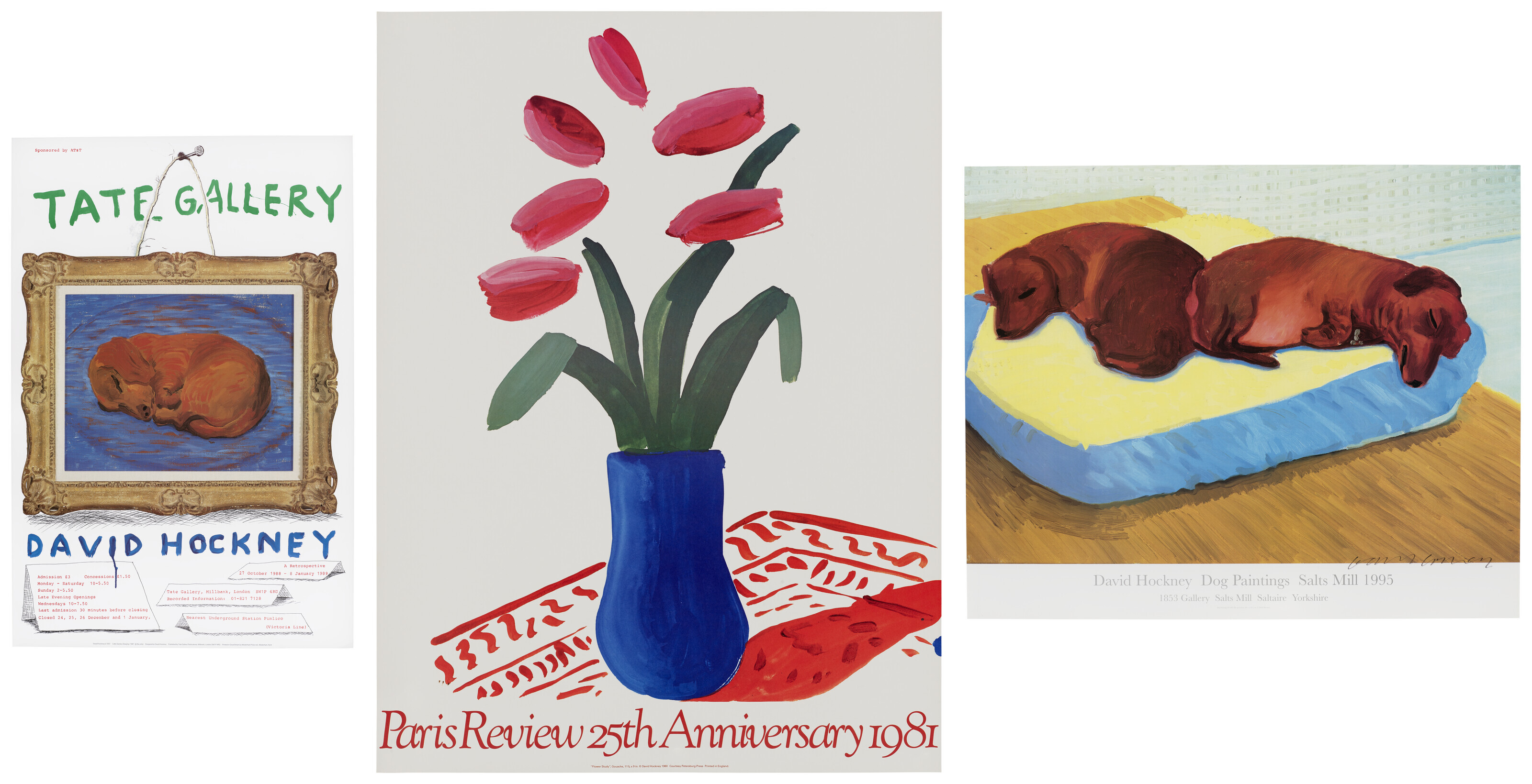 DAVID HOCKNEY (1937-2026), A collection of twelve exhibition posters ...