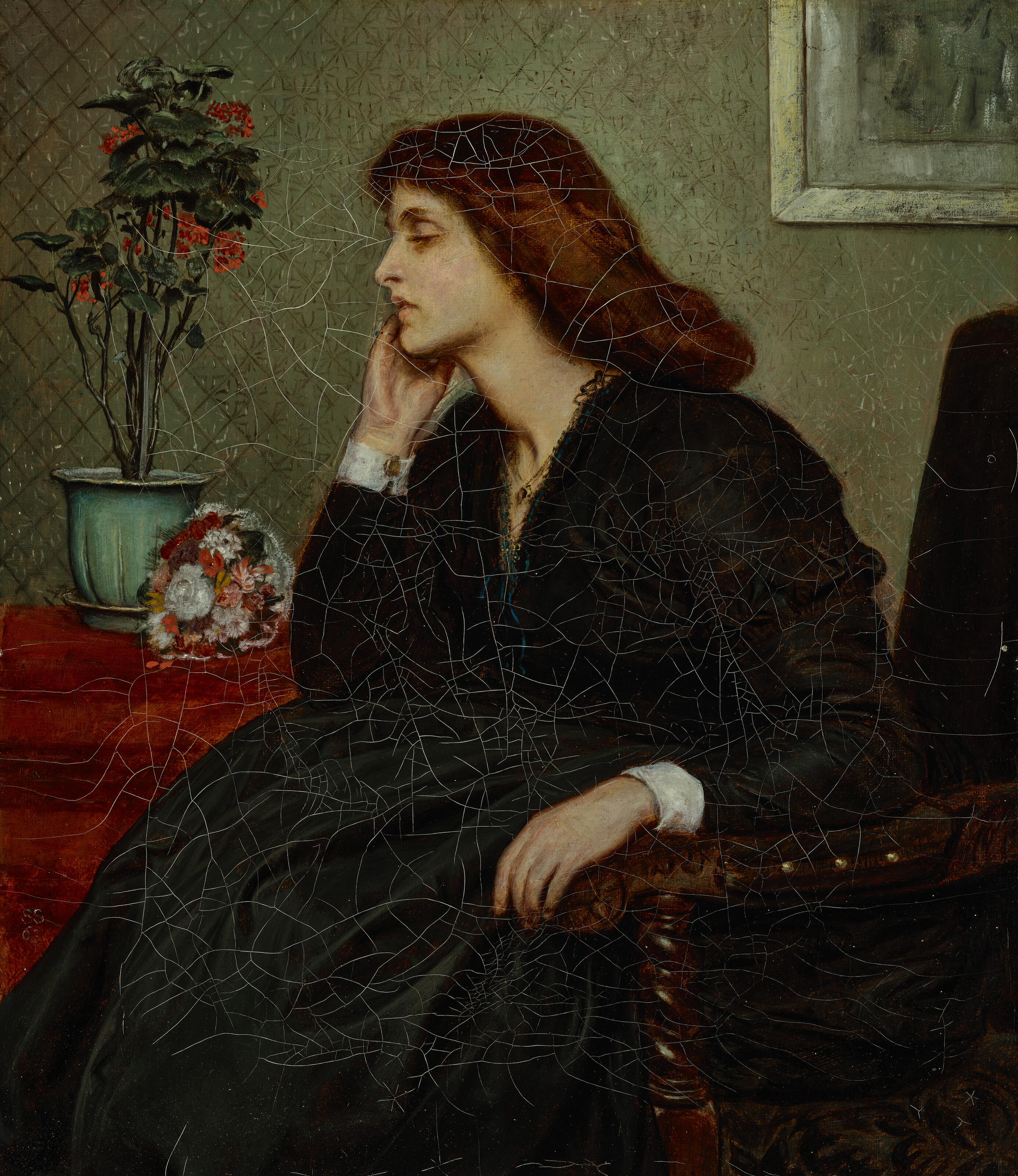 Simeon Solomon, Juliette, 1863, offered in Old Masters to Modern Day Sale: Paintings, Drawings, Sculpture on 1 July 2026 at Christie's in London