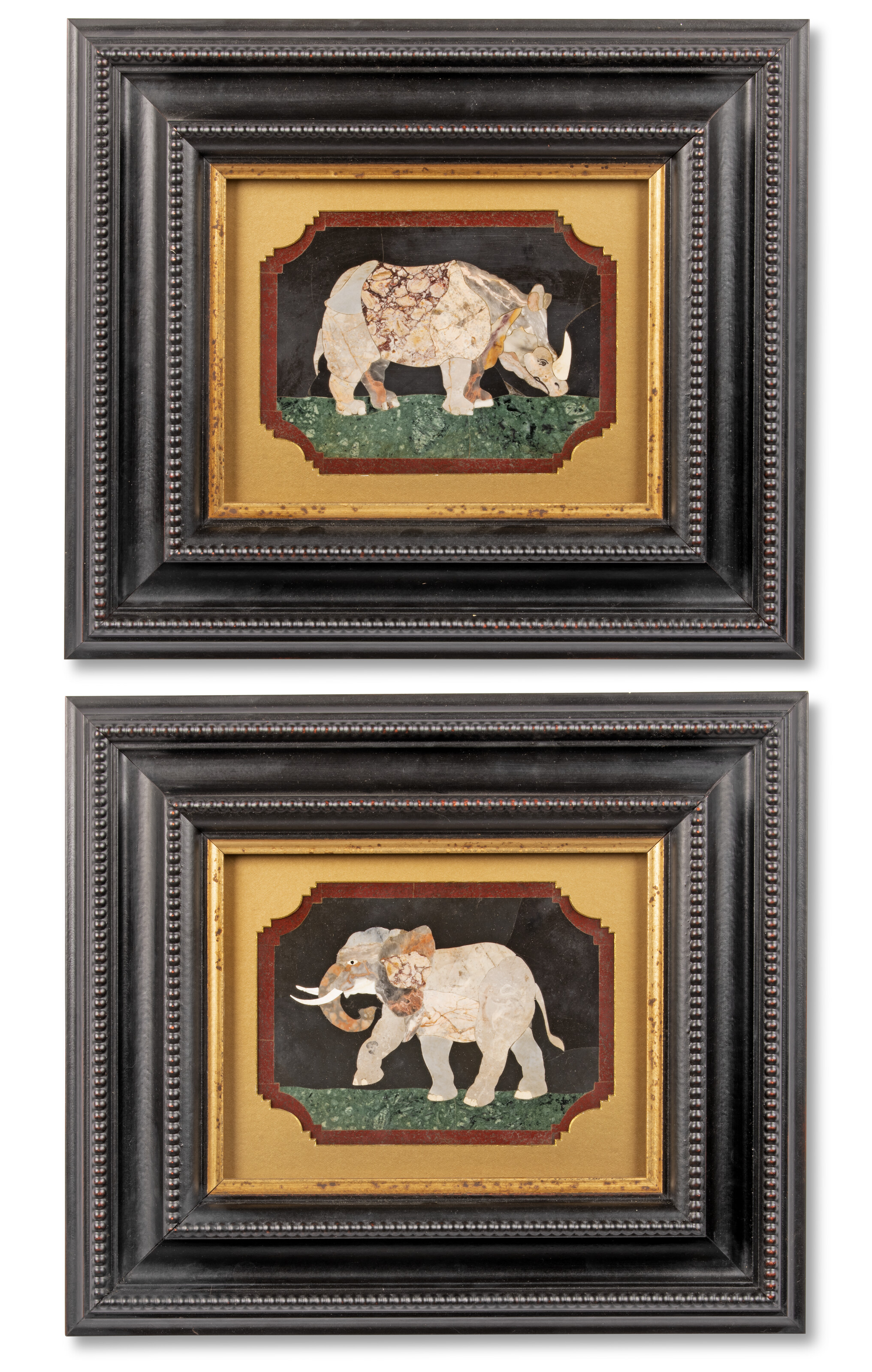 A pair of Italian pietra dura plaques. Late 17th/early 18th century, offered in Collections: Including Pietra Dura from the Baron Family, 14-28 October 2026 at Christie's Online
