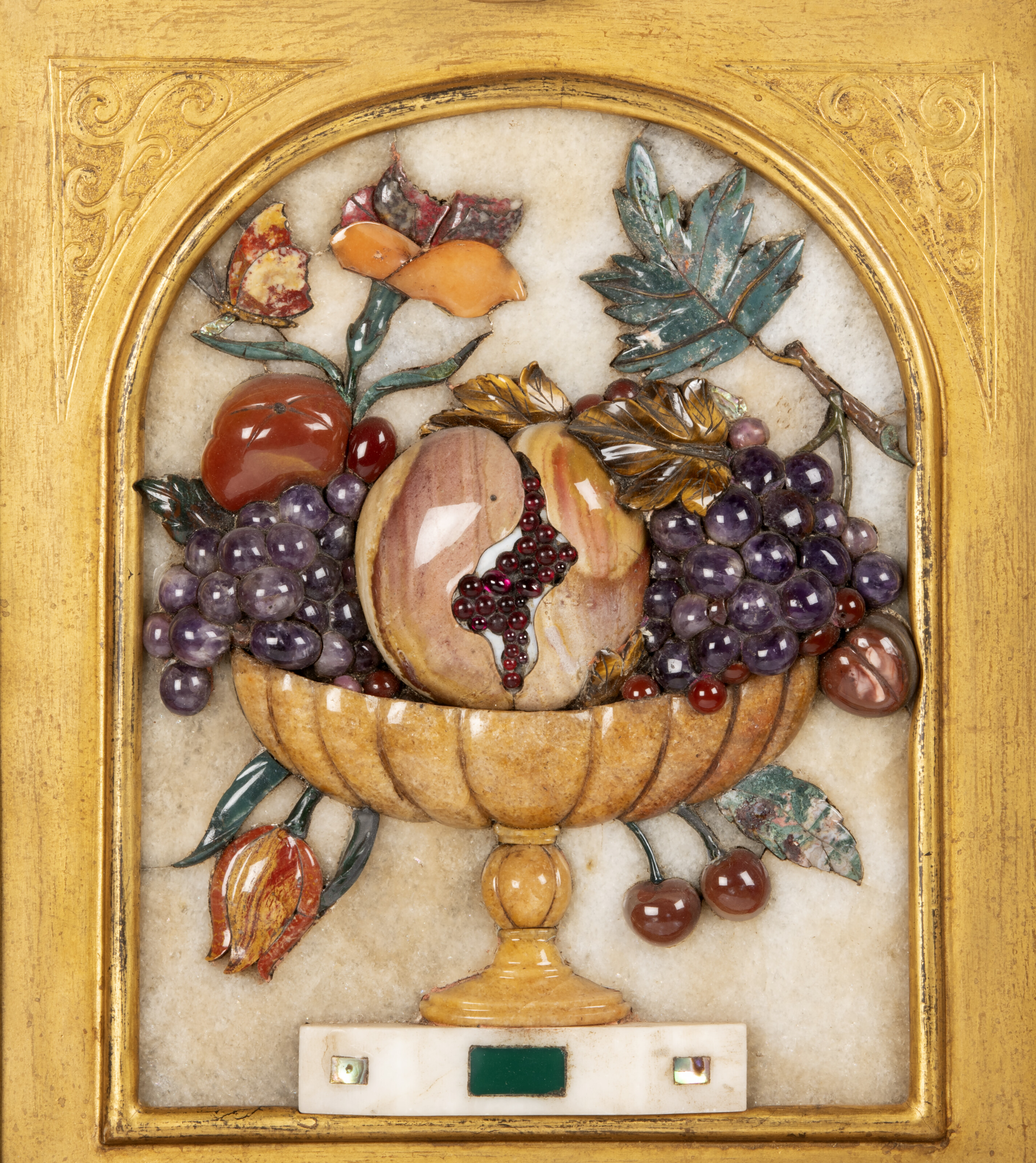 An Italian pietra dura plaque. Late 17th century, attributed to the Grand Ducal workshops, offered in Collections: Including Pietra Dura from the Baron Family, 14-28 October 2026 at Christie's Online