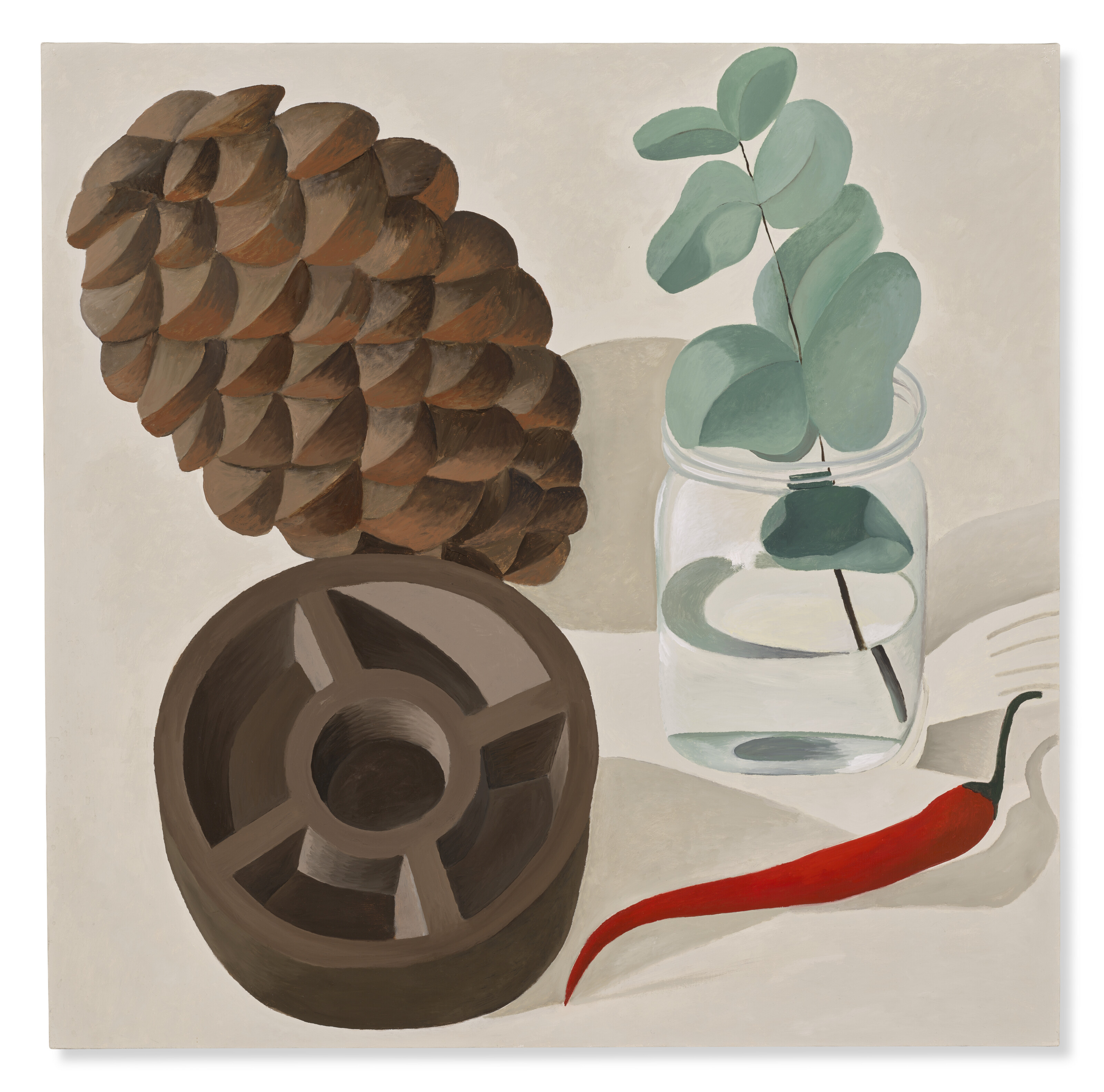 NATHALIE DU PASQUIER (B. 1957), Three + Red Pepper | Christie's