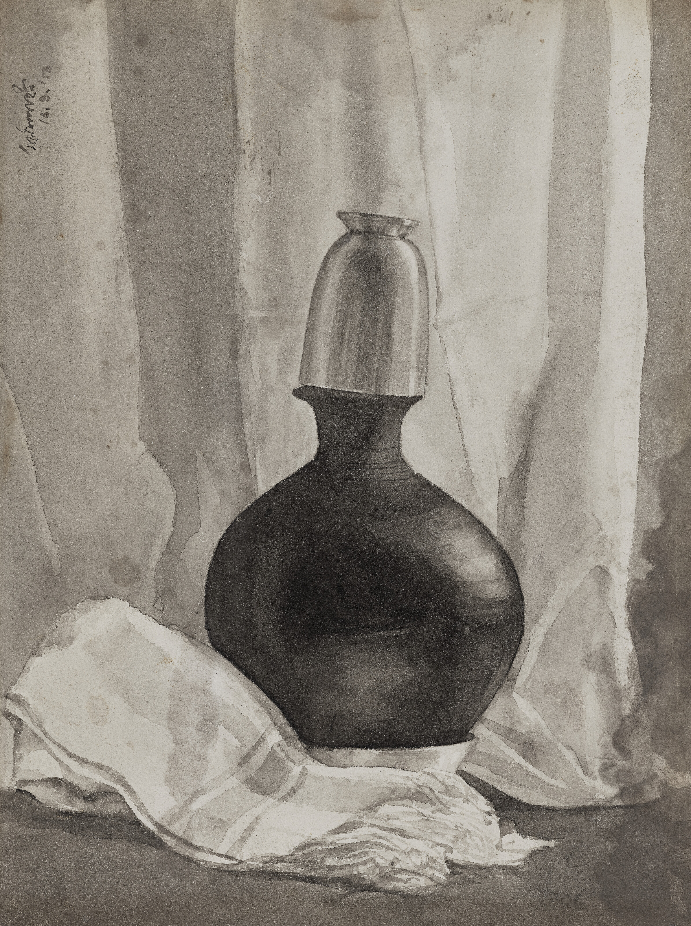 Ganesh Pyne, Untitled (Still Life), 1956, offered in Sublime Shadows: South Asian Art from a Distinguished Collection on 11 June 2026 at Christie's in London