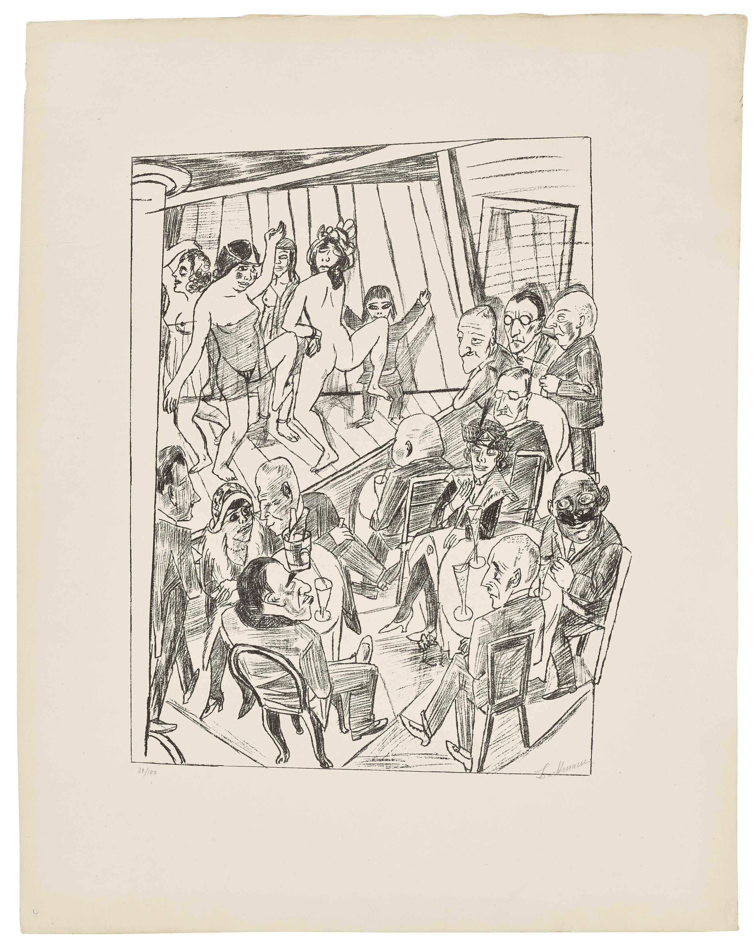 Max Beckmann, Berliner Reise, 1922, offered in Spellbound: The Hegewisch Collection, Part III, 15-29 September 2026 at Christie's Online
