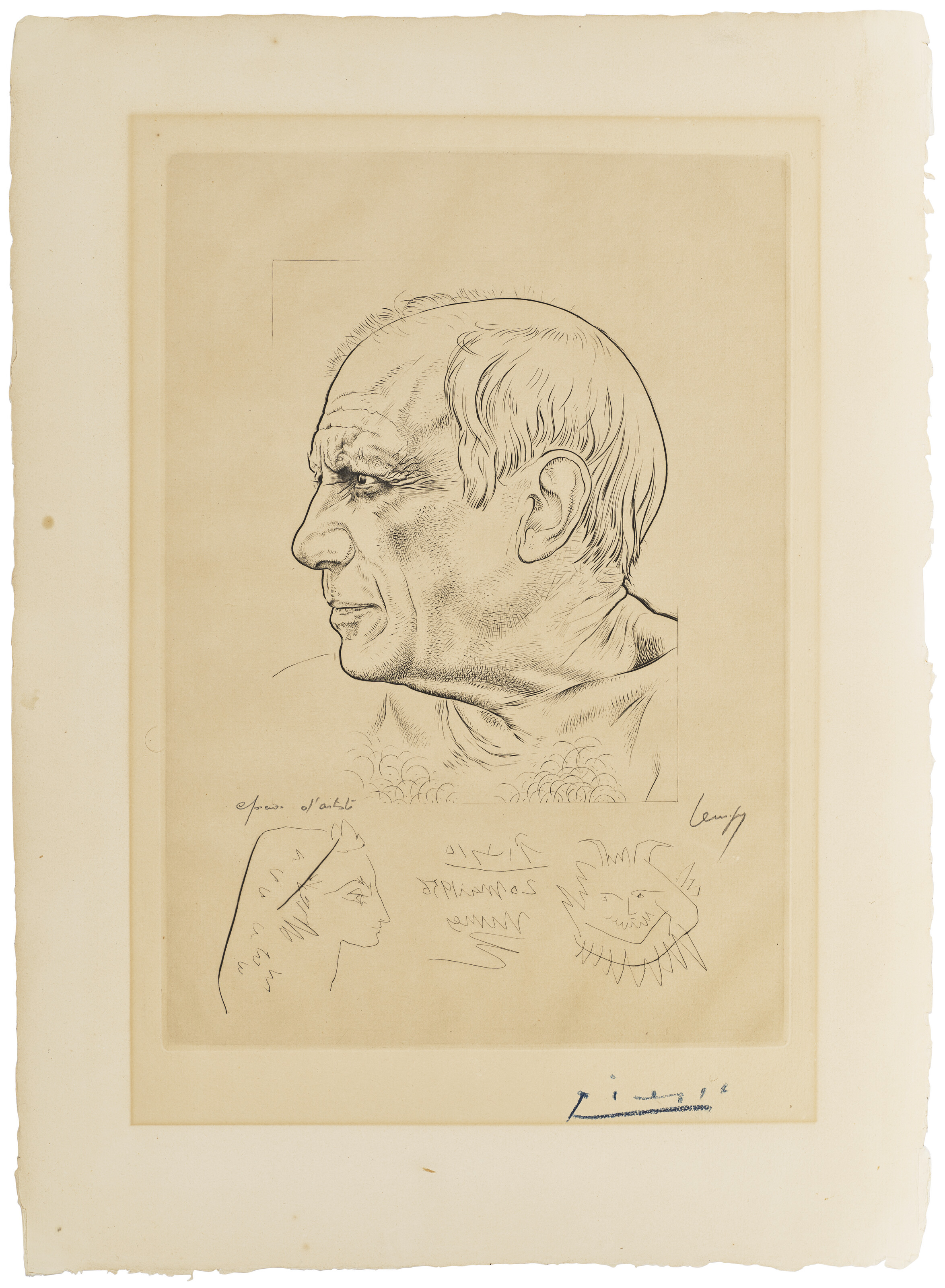PAUL PIERRE LEMAGNY (1905-1977) AND PABLO PICASSO (1881-1973)
