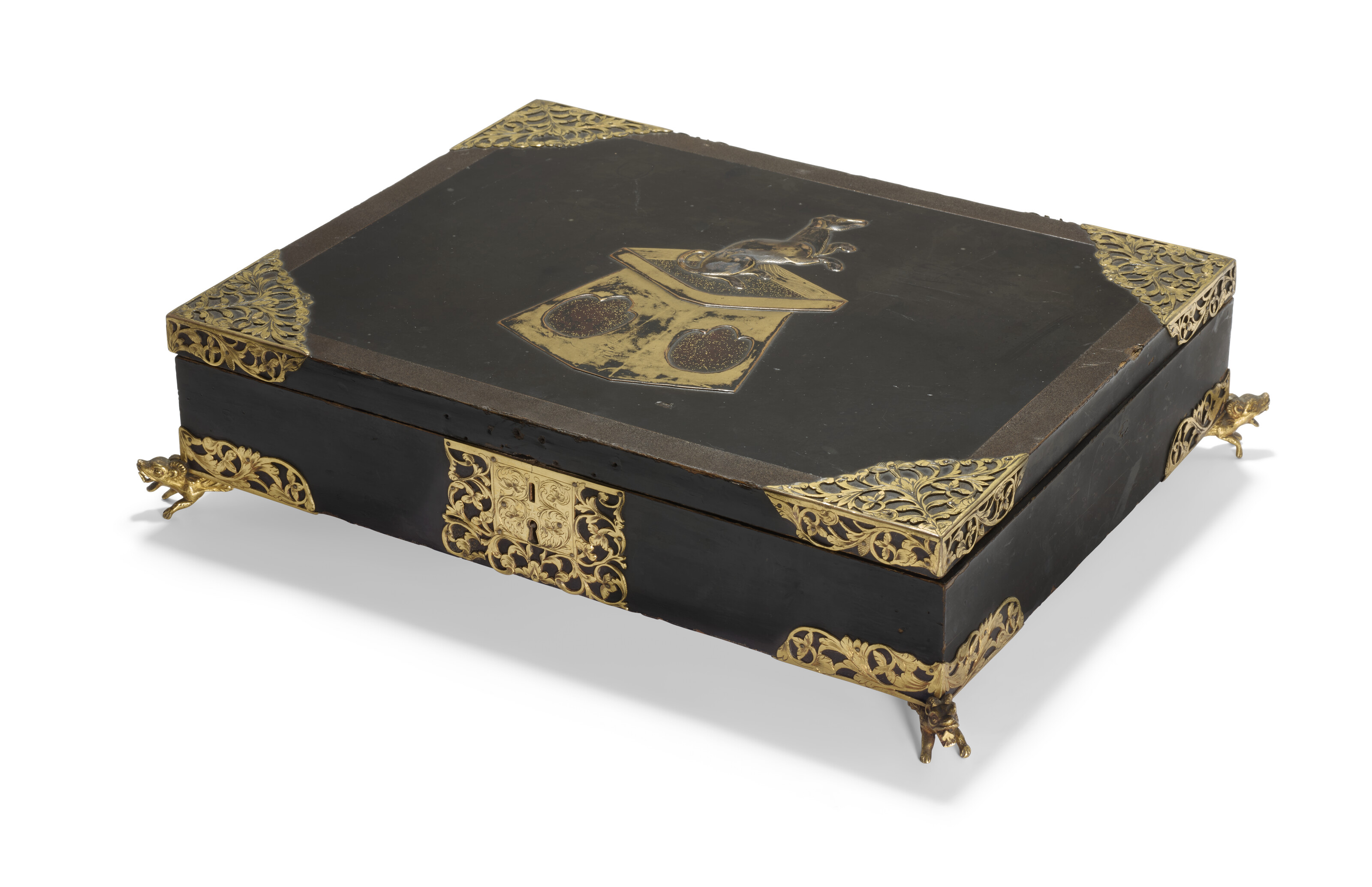 A lacquered-wood gilt-metal mounted document box. Lacquer: Japan, Edo period (17th century), offered in Fine Asian Art on 6 November 2026 at Christie's in London