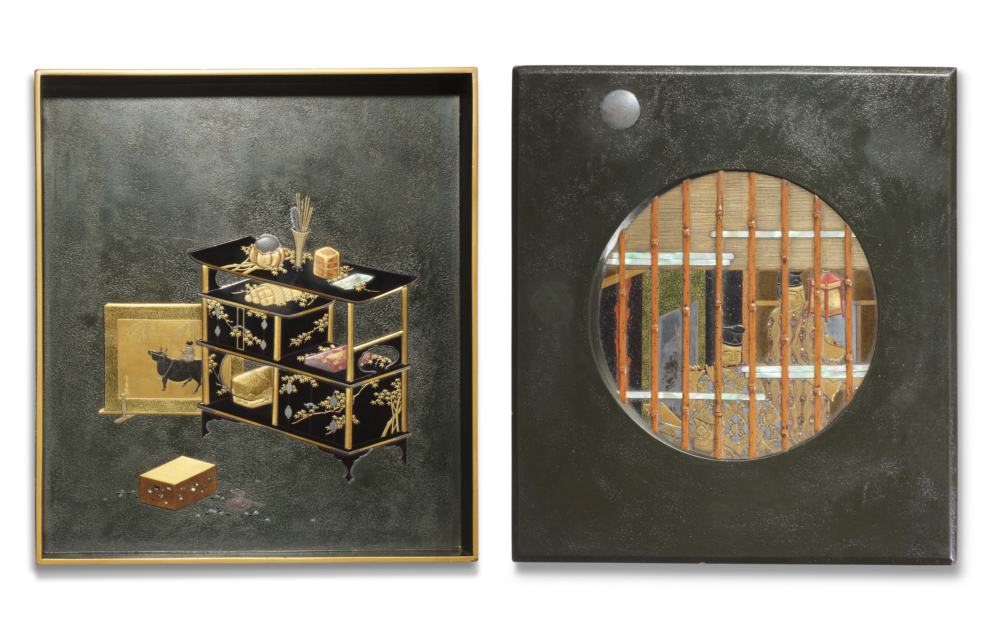 A lacquer suzuribako (writing box) and cover, Japan, Meiji period (early 20th century), offered in Fine Asian Art on 6 November 2026 at Christie's in London