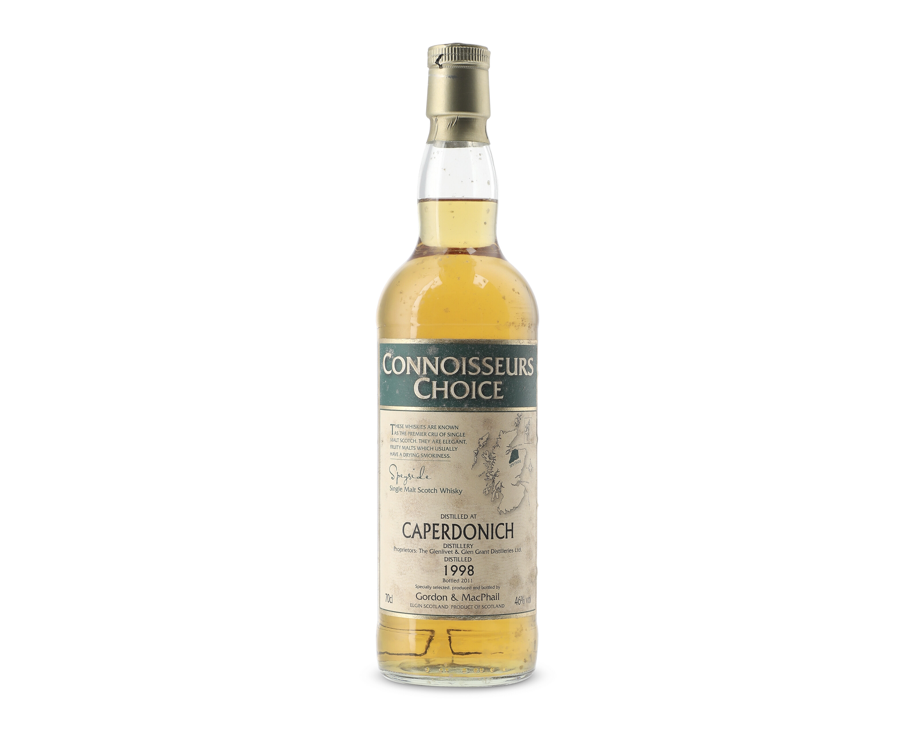 Caperdonich, Connoisseurs Choice 1998, Speyside U. 3.5cm, bin