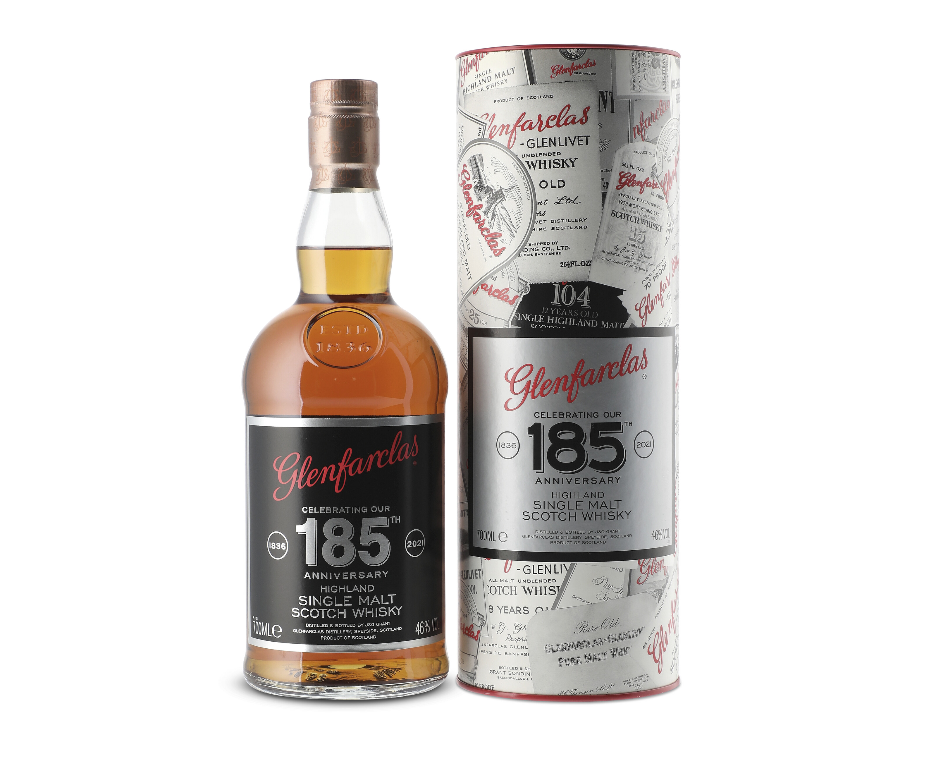 Glenfarclas, Single Malt 185th Anniversary Edition, SpeysideU. 5cm