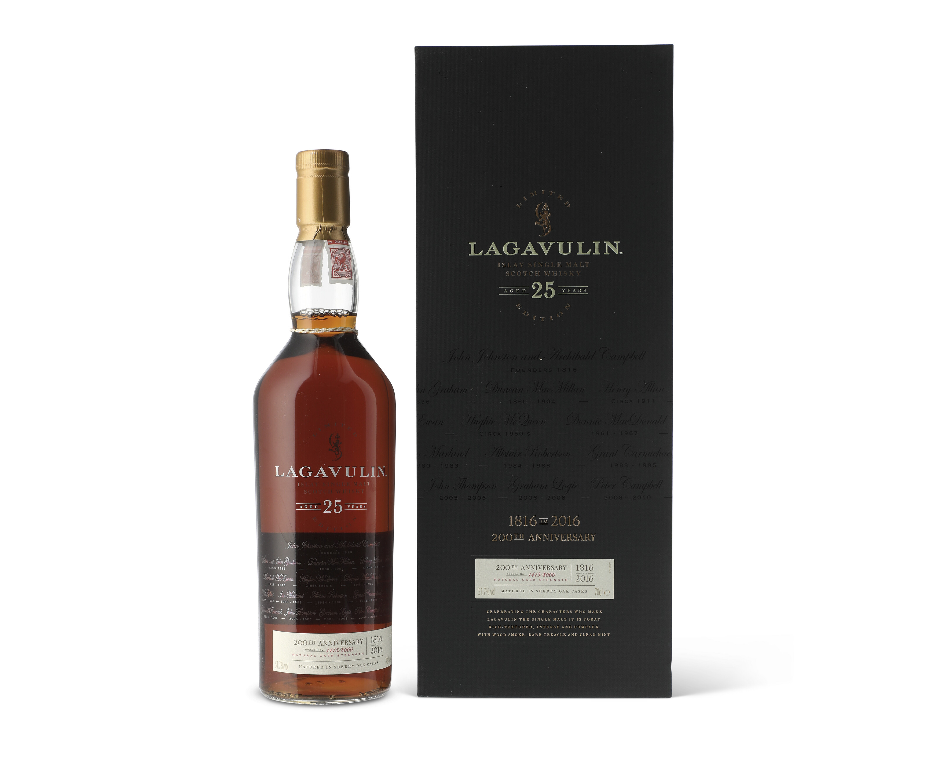 Lagavulin 25 YO 200th Anniversary Edition (1816 - 2016) Matured in