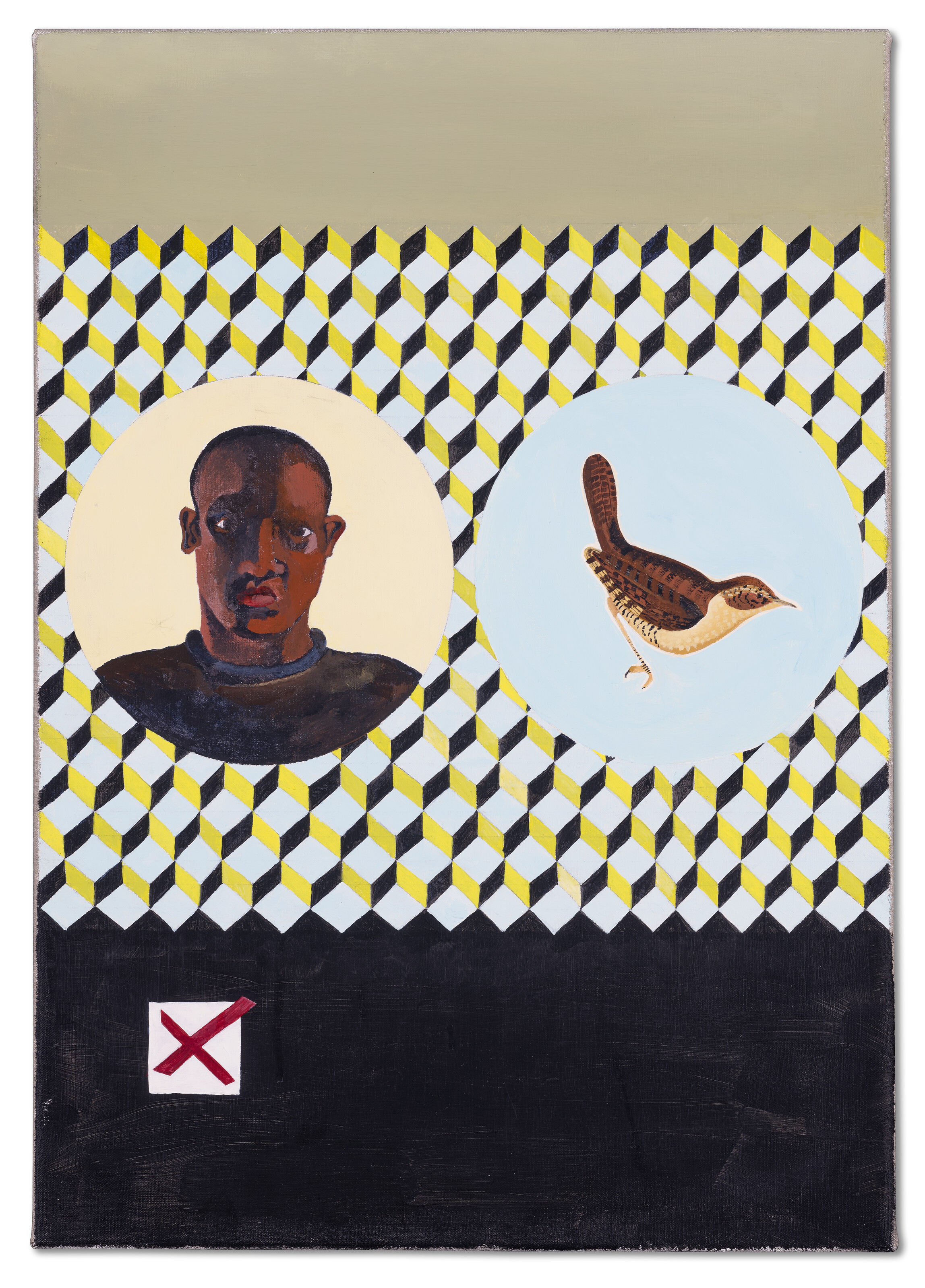Lubaina Himid, Free Healthcare or Free Birdsong, 2014, offered in Beyond Ordinary - Then. Now. Next. Works from the Zabludowicz Collection on 25 June 2026 at Christie's in London